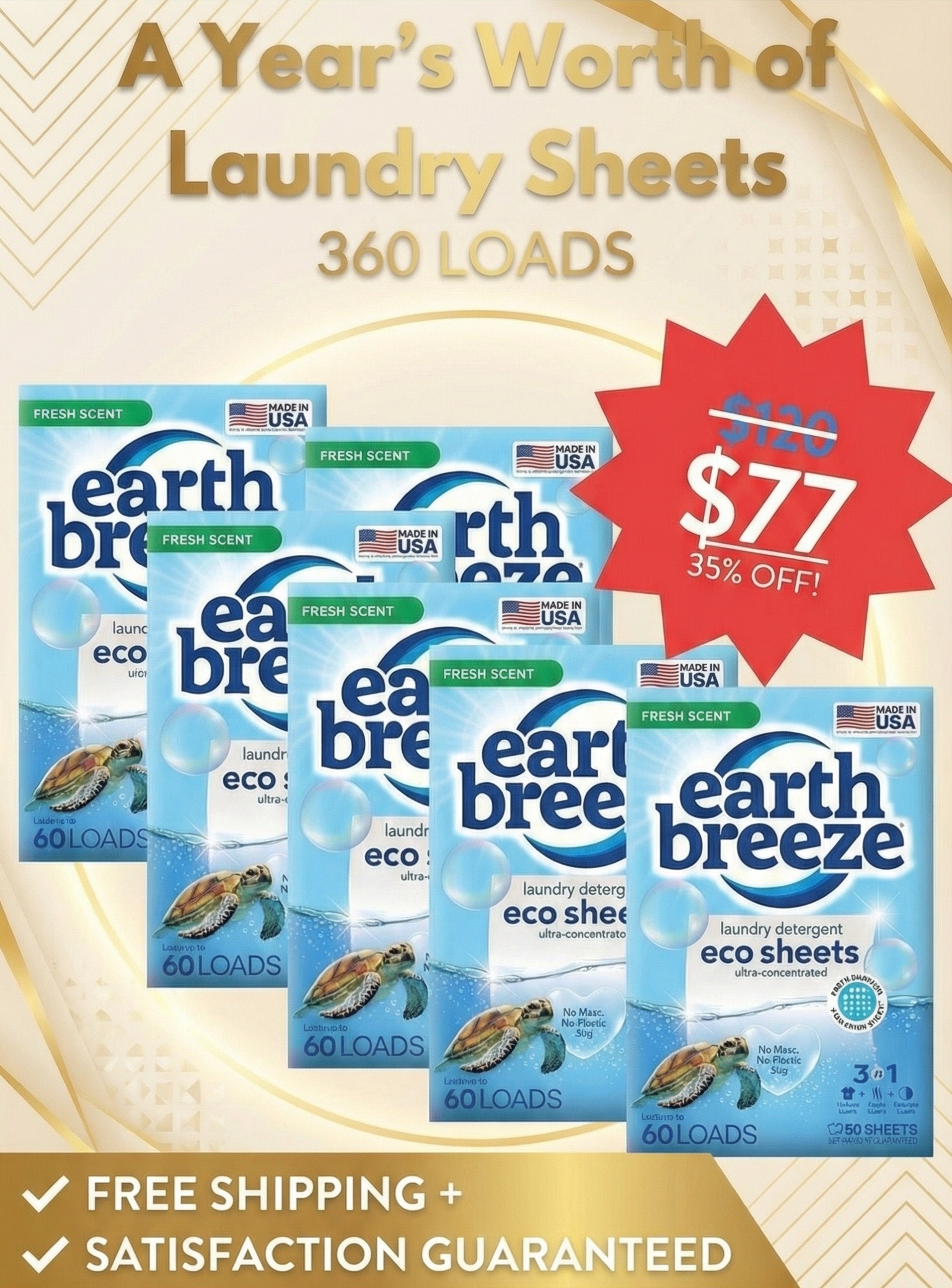 Earth Breeze Facebook ad