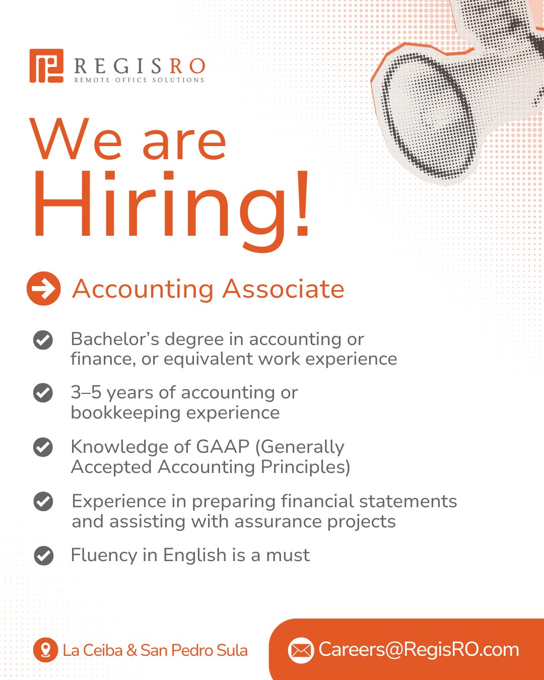 Regis RO Facebook ad: Accounting Associate - Regis Remote Office - Career Page