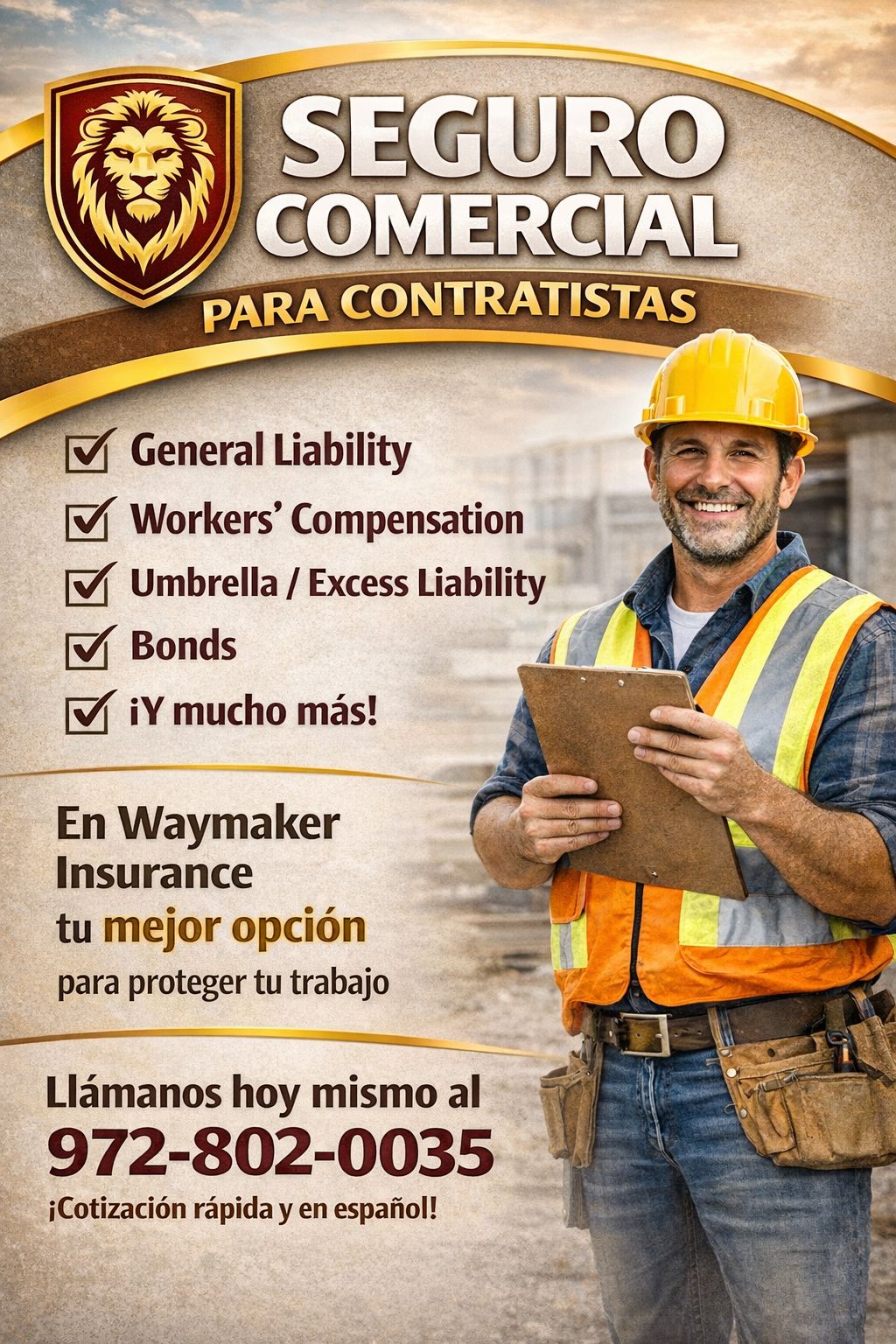 Way Maker Commercial Insurance Facebook ad