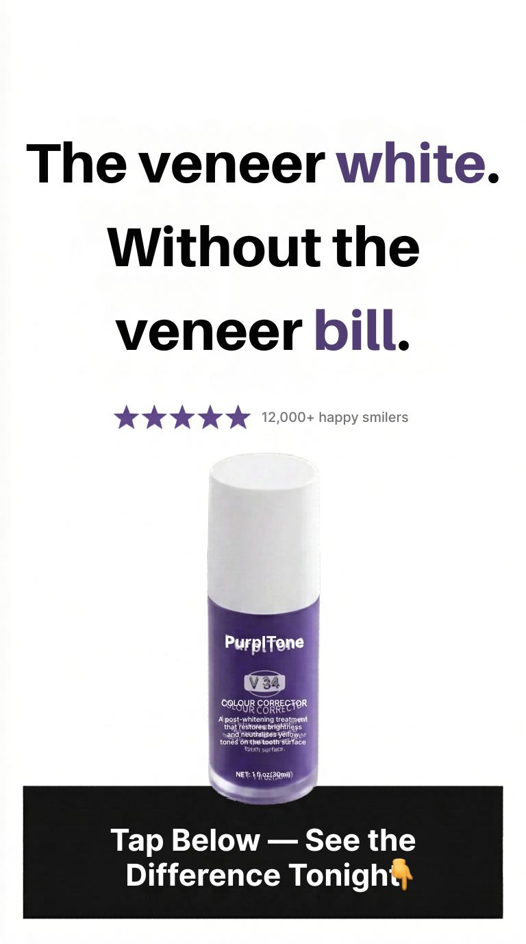 PurplTone Facebook ad: The smile people assume cost thousands.