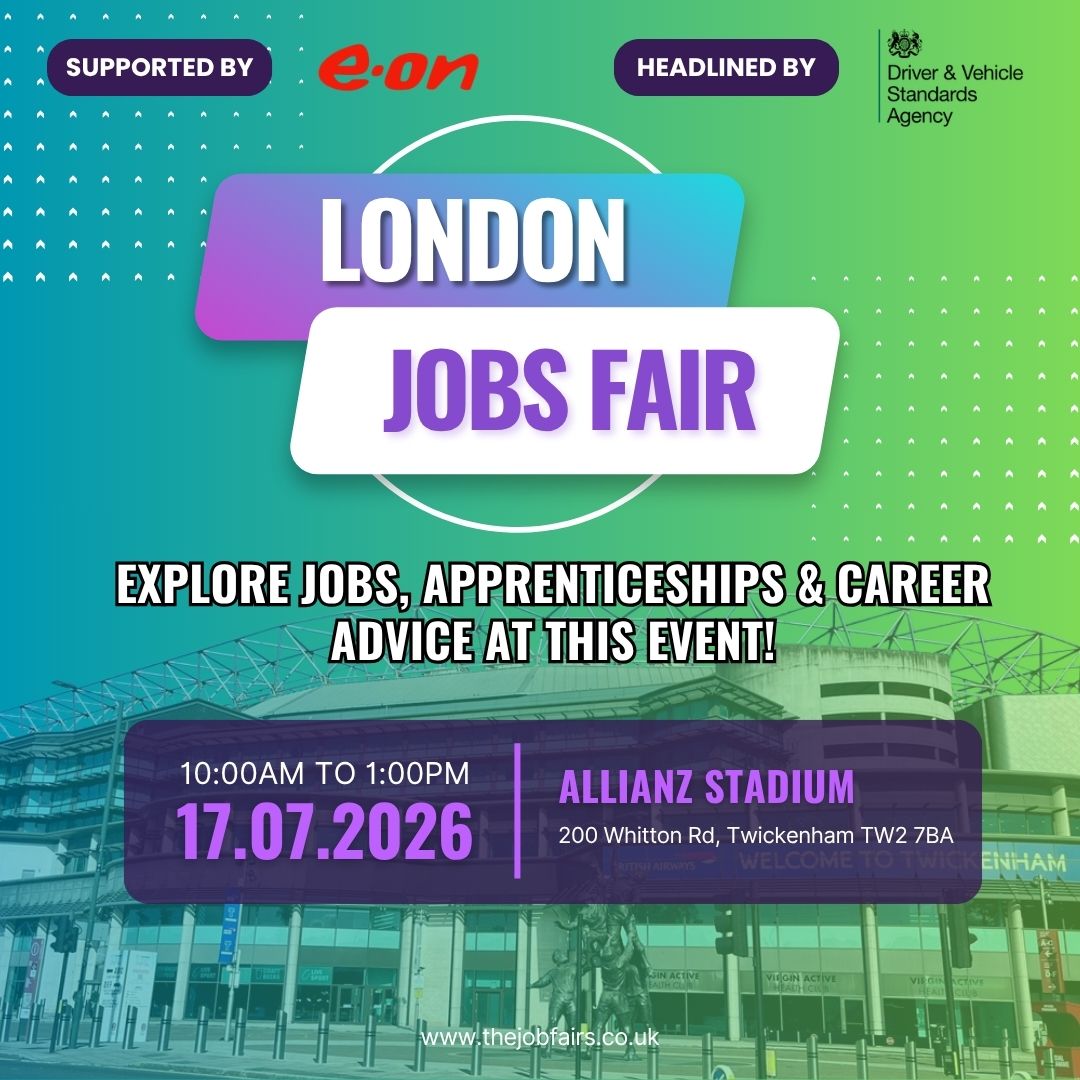 Job Fairs by The Bridge Facebook ad: London Jobs Fair