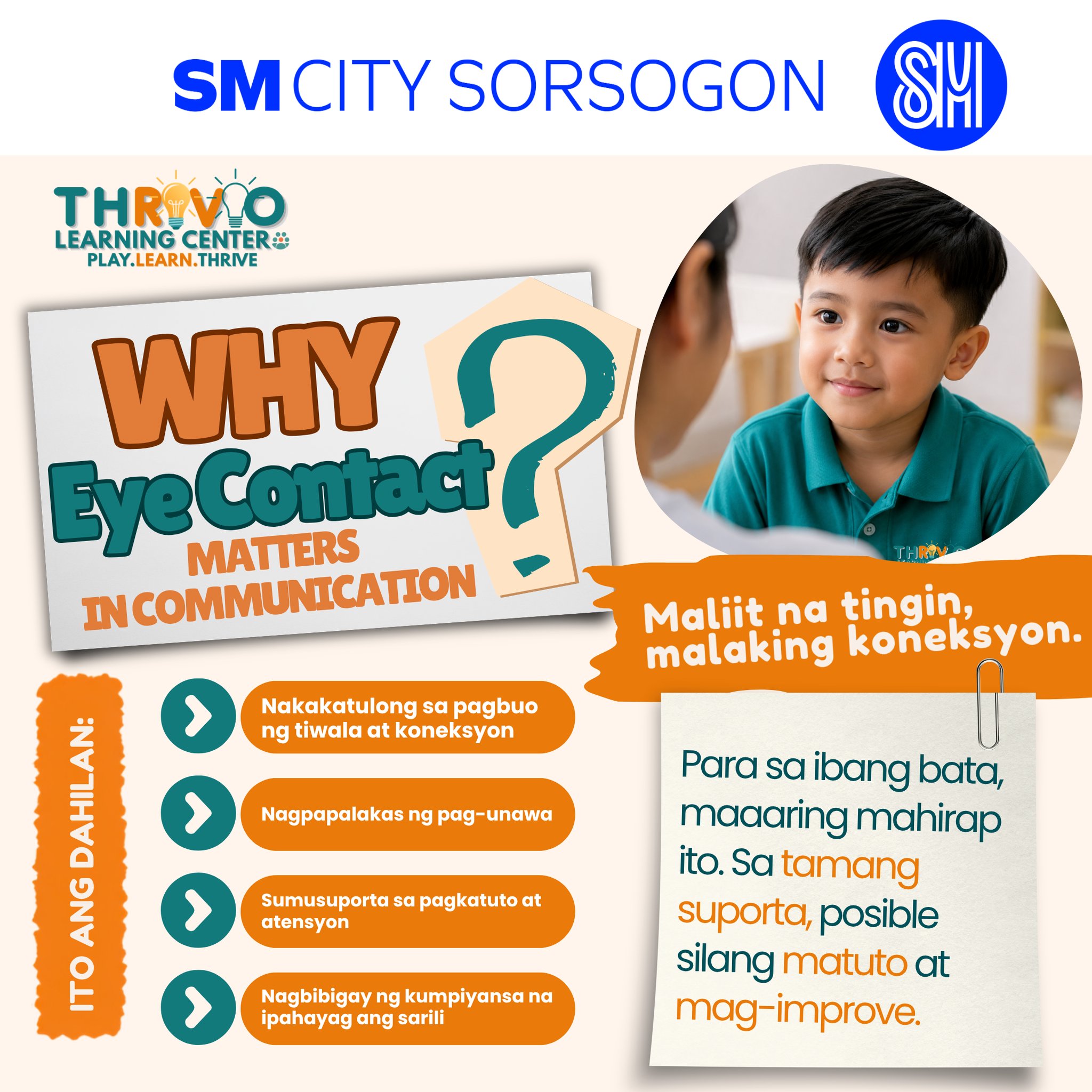 Thrivio Learning Center Facebook ad: 𝗔𝗸𝗮𝗹𝗮 𝗺𝗼 𝘀𝗶𝗺𝗽𝗹𝗲𝗻𝗴 𝘁𝗶𝗻𝗴𝗶𝗻 𝗹𝗮𝗻𝗴?