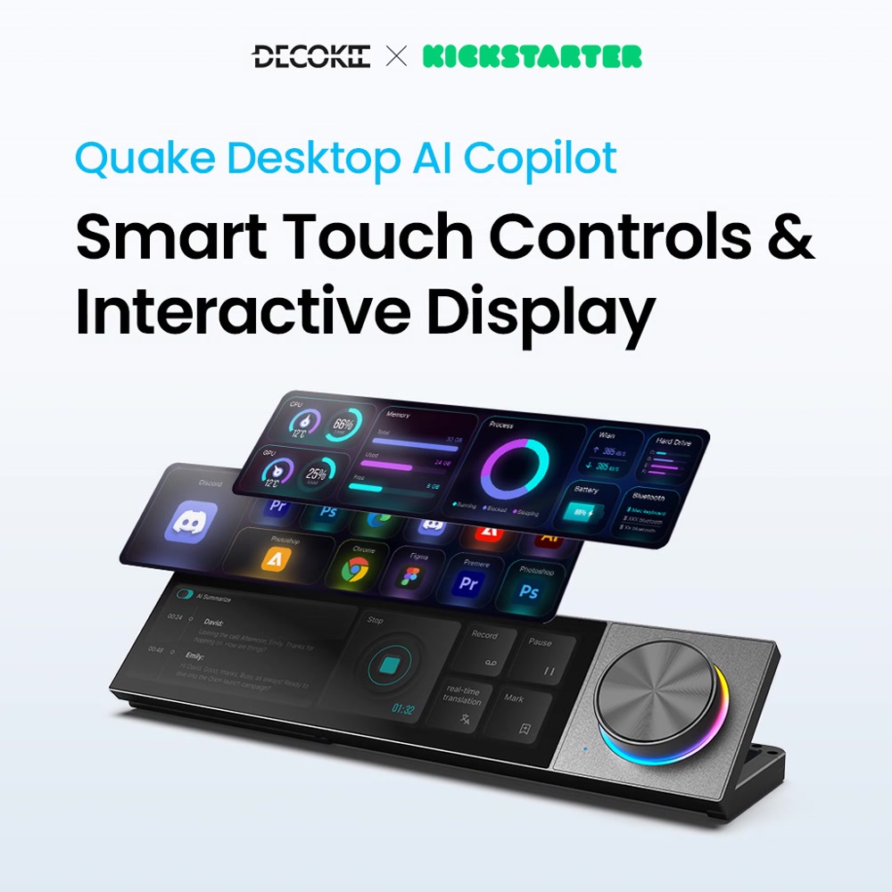 DecoKee Facebook ad: Quake Desktop AI Copilot. Smart Touch Controls &…