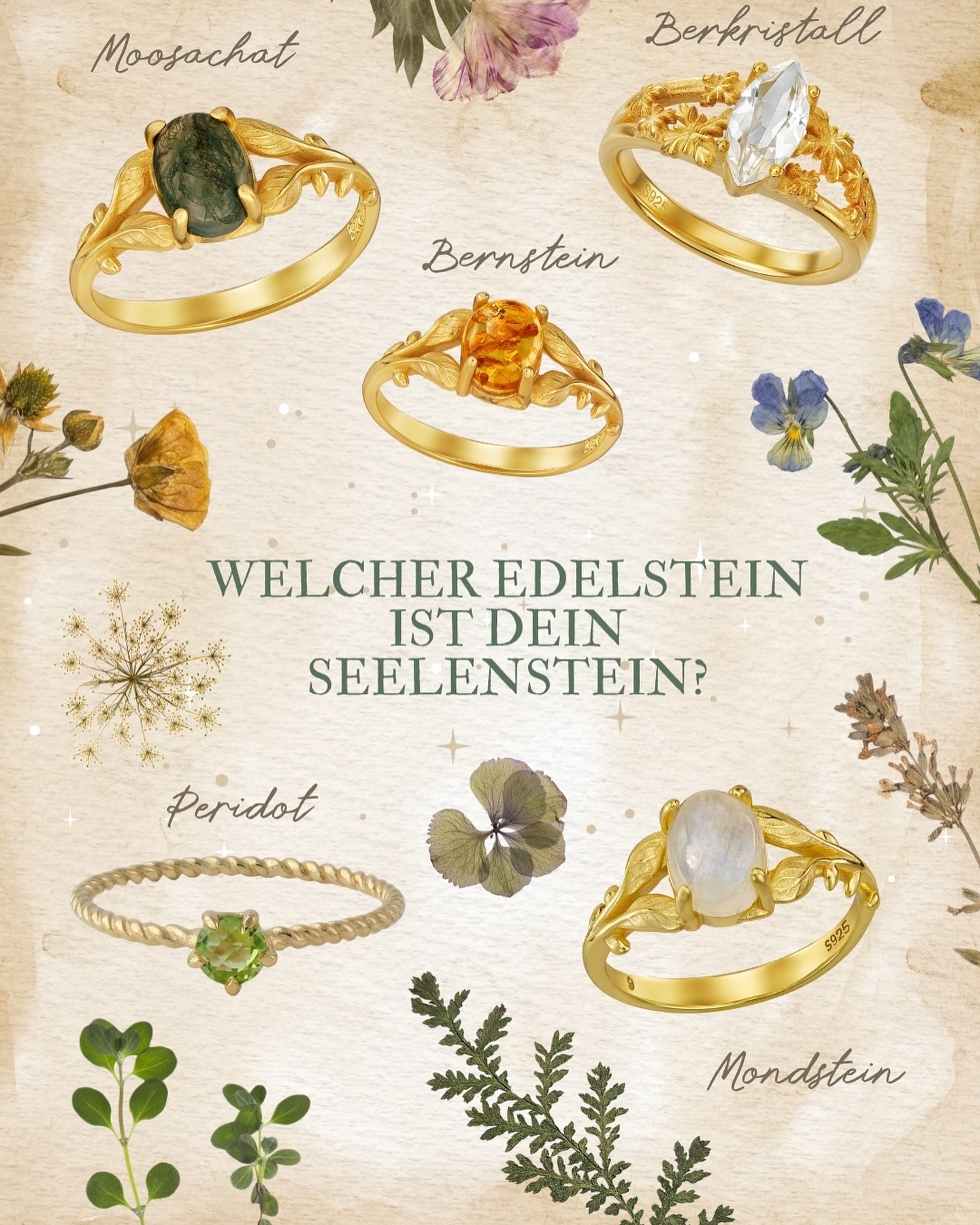 Fleuriscoeur Facebook ad: Welcher Edelstein passt zu deiner Seele?