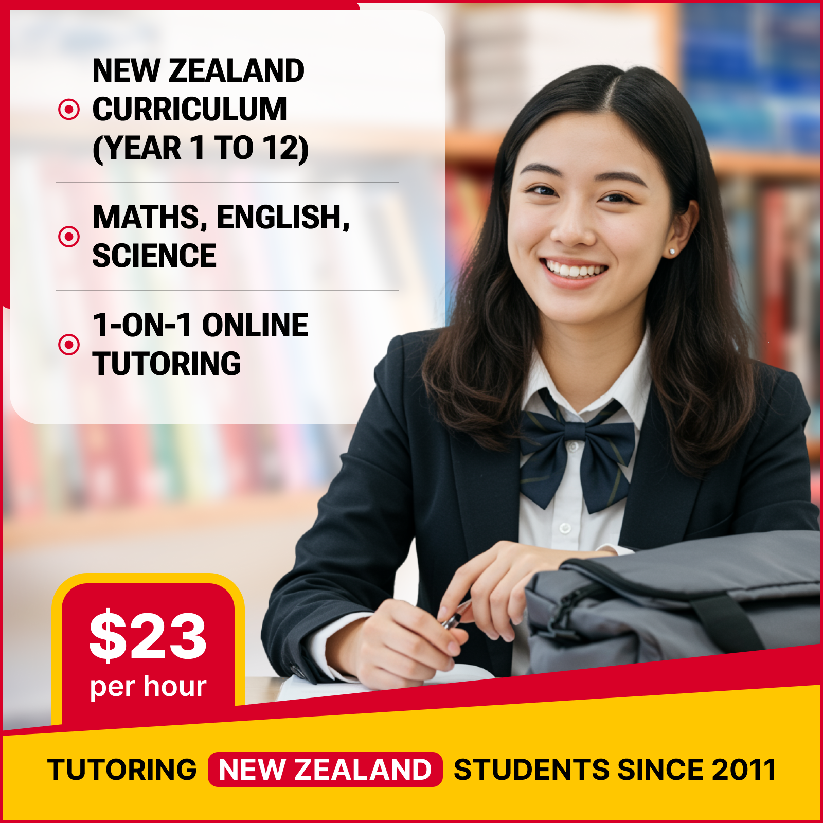 Jaya's Academy Facebook ad
