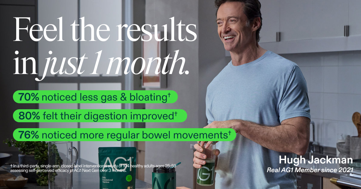 AG1 by Athletic Greens Facebook ad