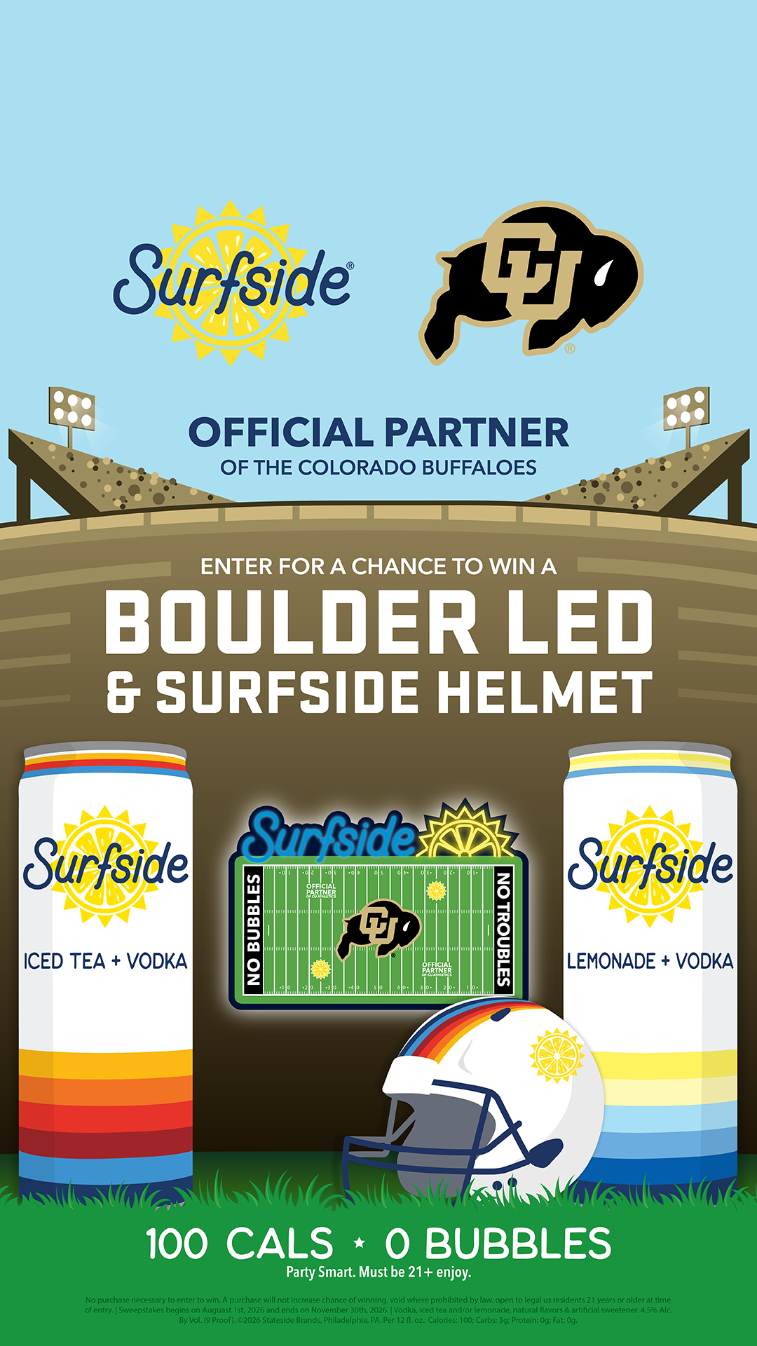 Colorado Buffaloes Facebook ad: Click Here to Enter for Your Chance to Win!
