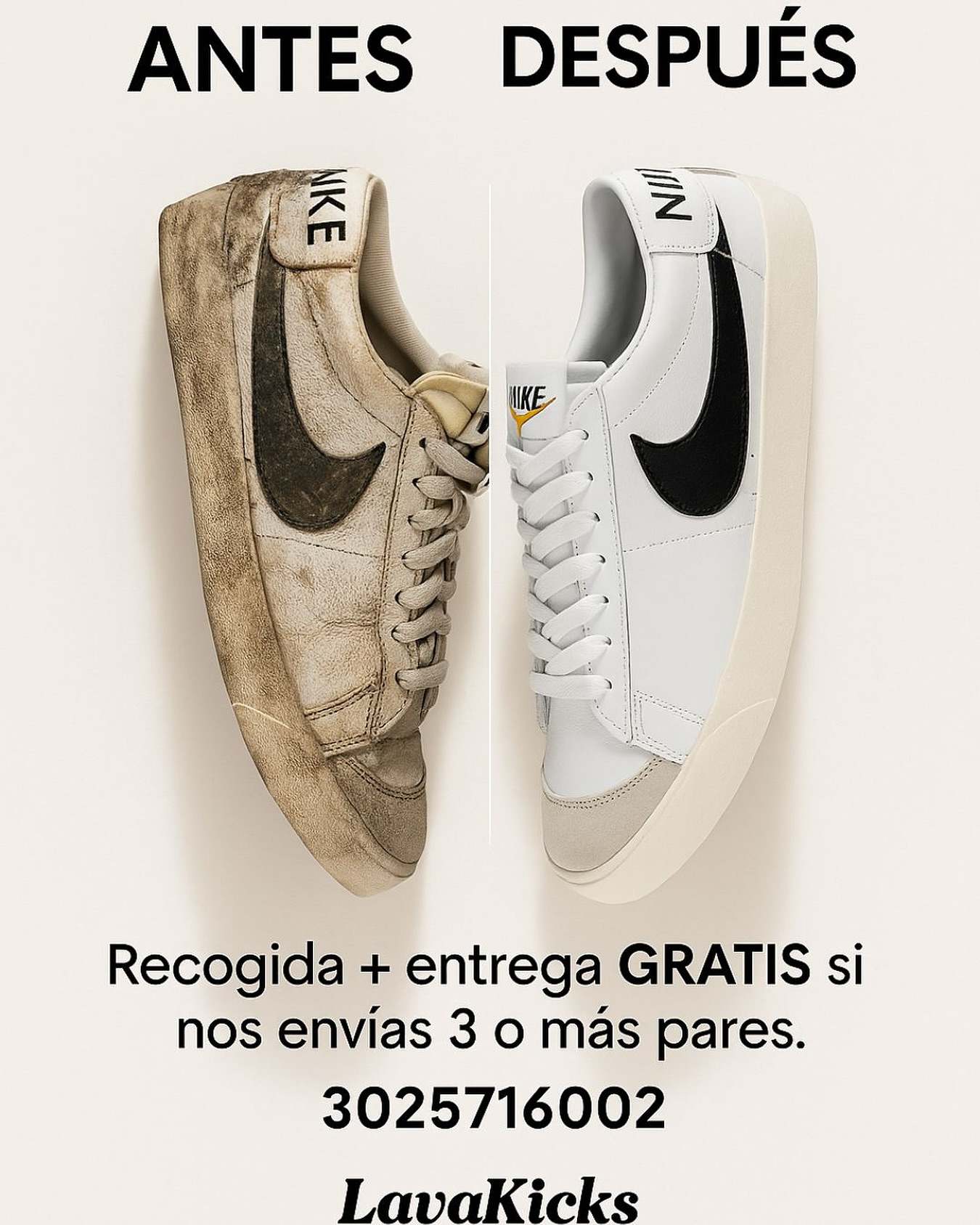 LavaKicks Facebook ad: ¿Tus tenis se ven como los de la…