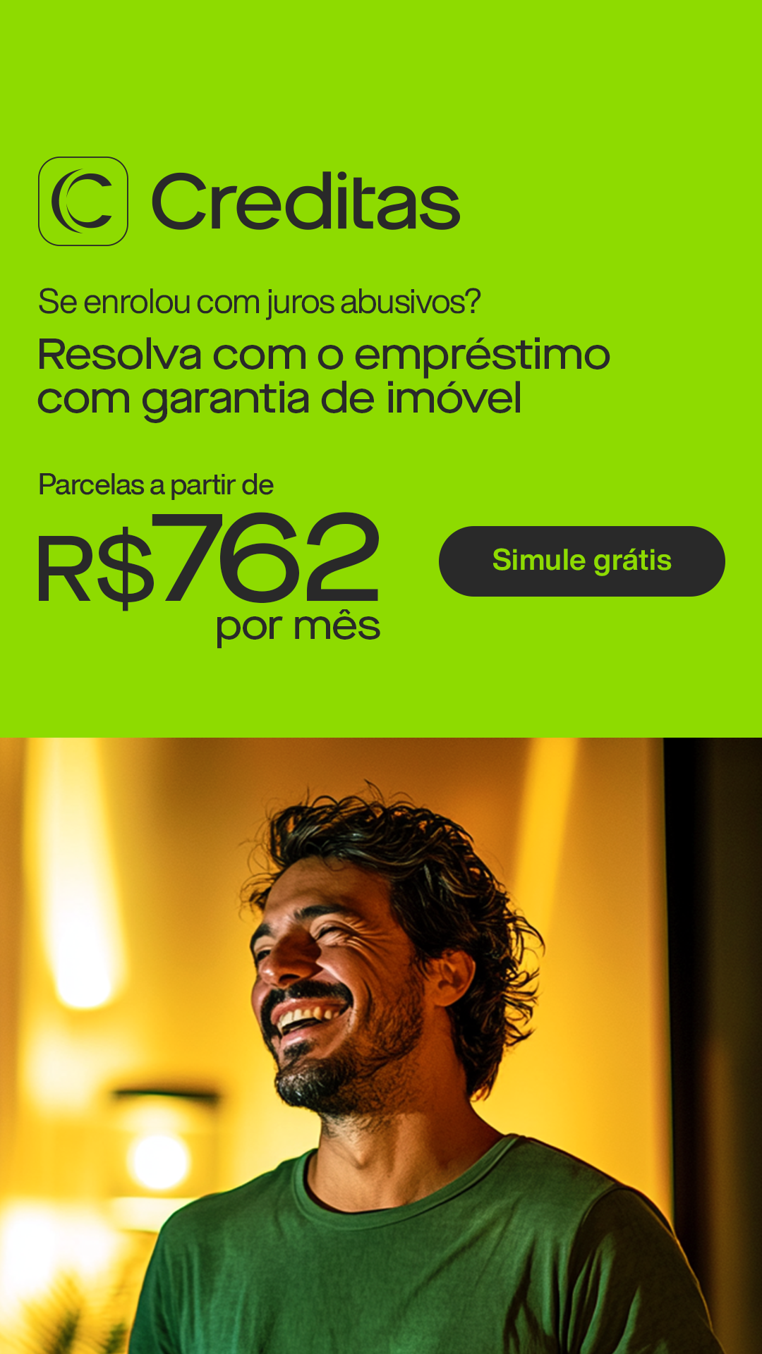 Creditas Facebook ad