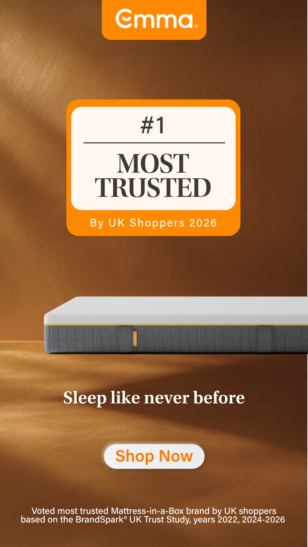 Emma Sleep UK Facebook ad