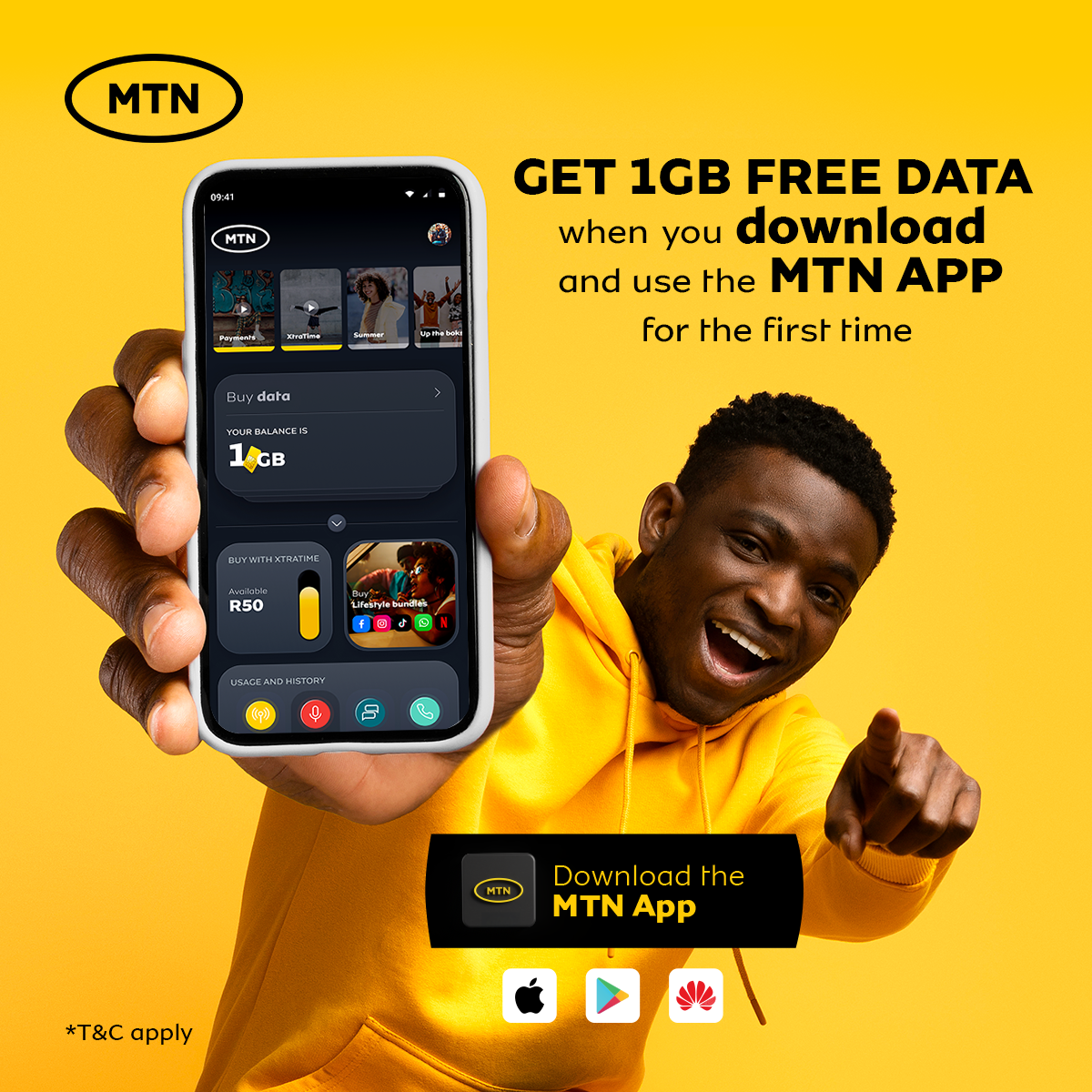 MTN South Africa Facebook ad