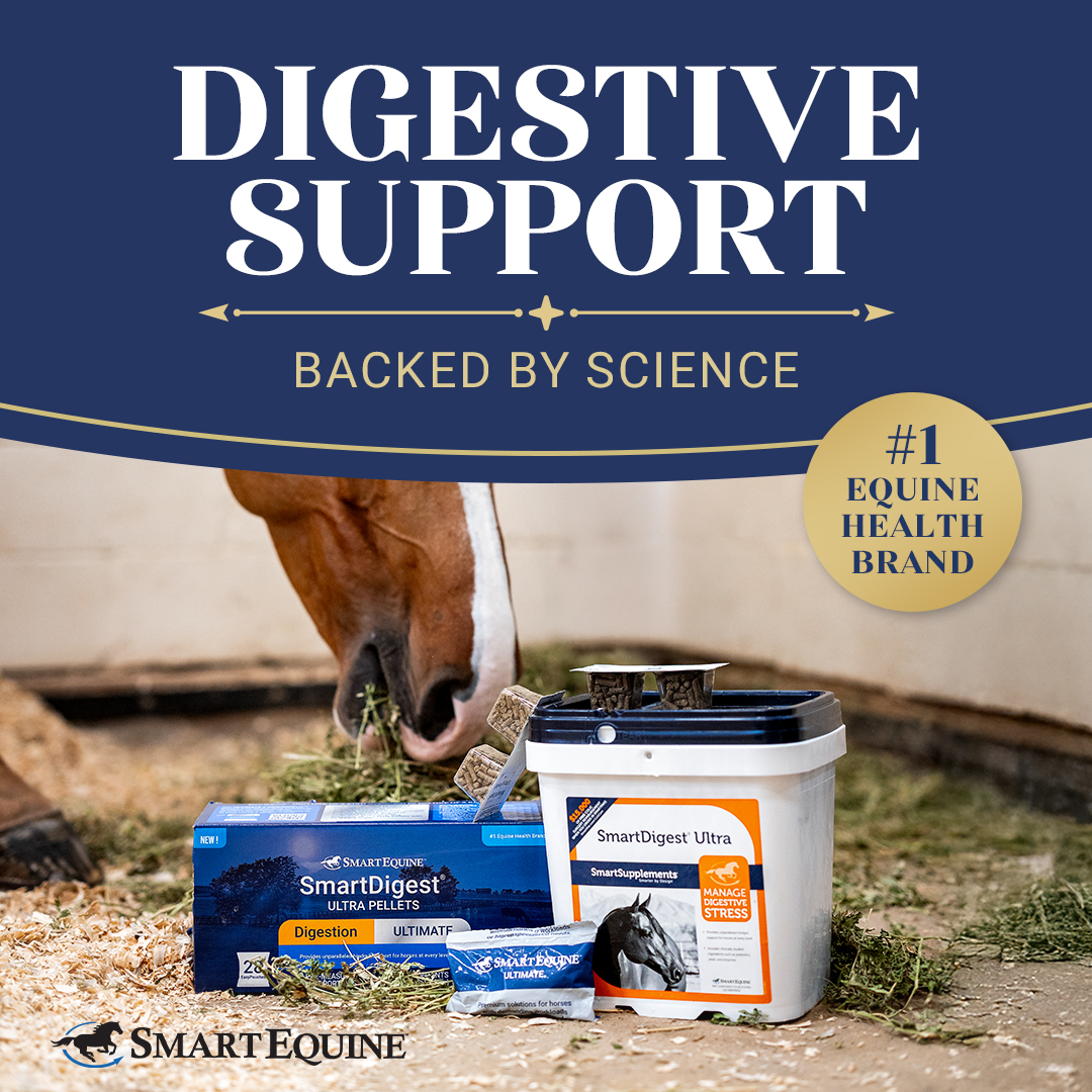 SmartPak Facebook ad: Digestive health plays a critical role in your…