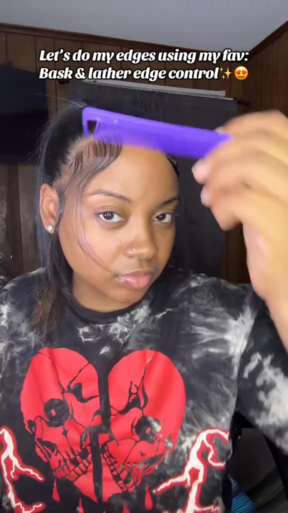 Bask & Lather Co Facebook ad: Grow Super Thick Edges