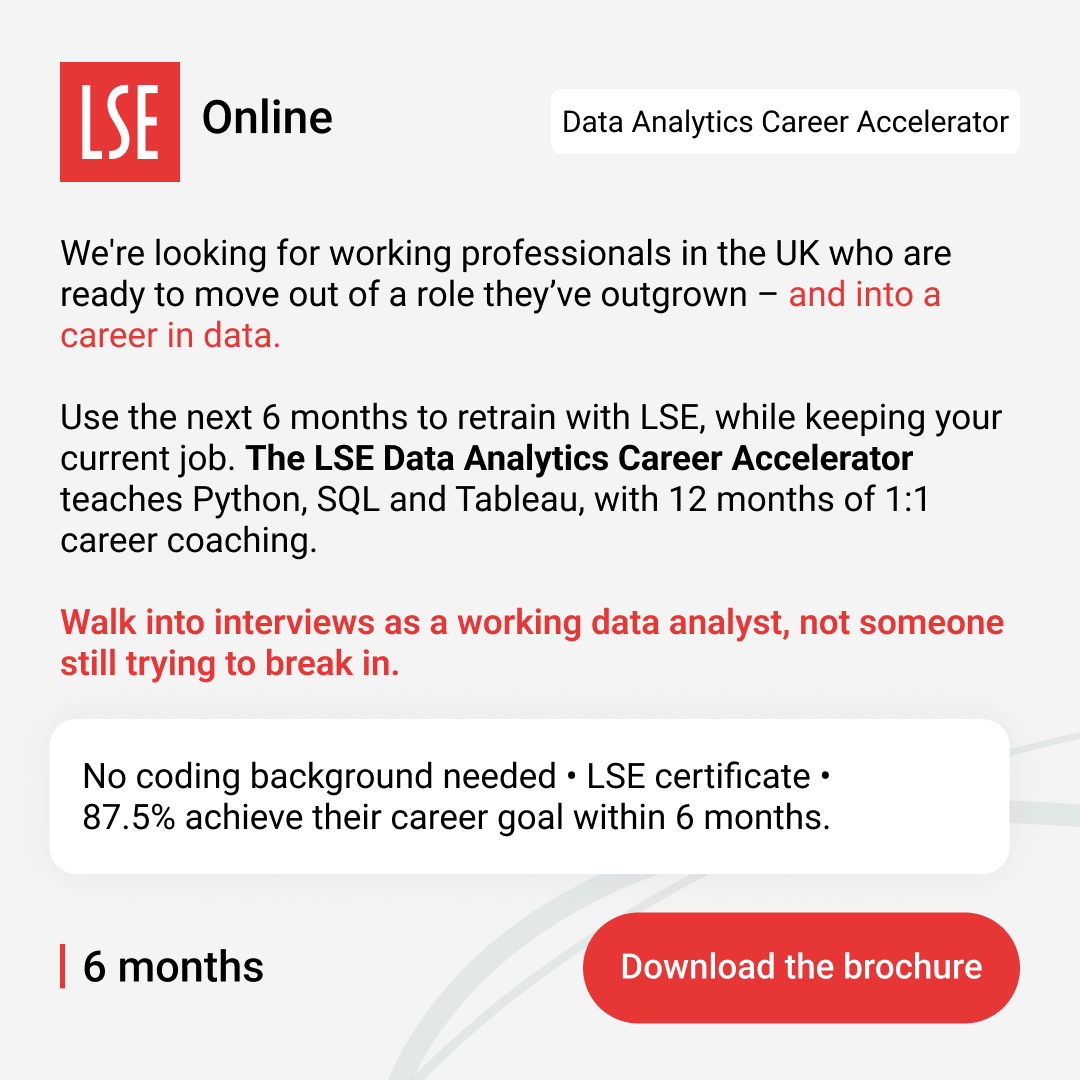 The London School of Economics and Political Science - LSE Facebook ad