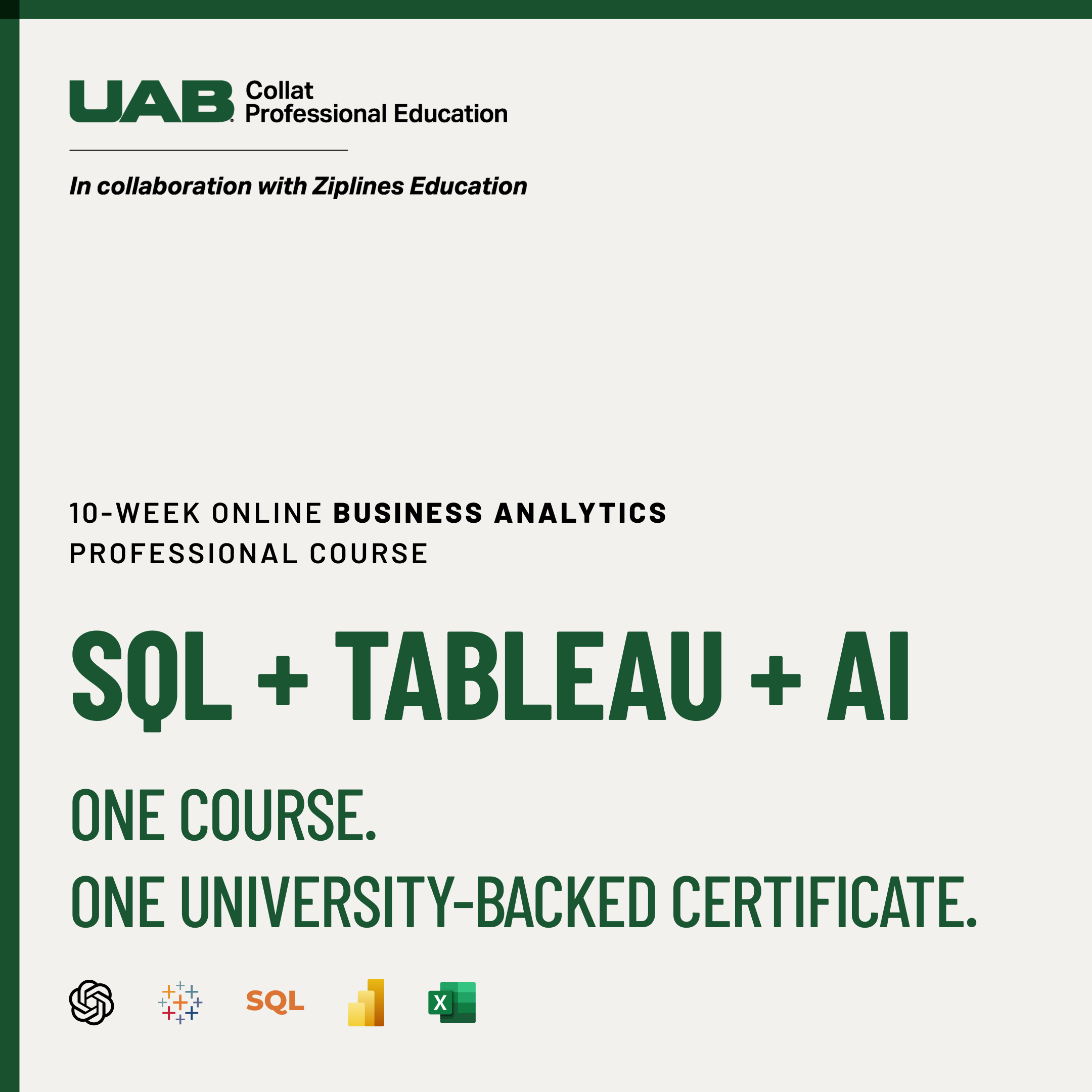 UAB Collat School of Business Facebook ad