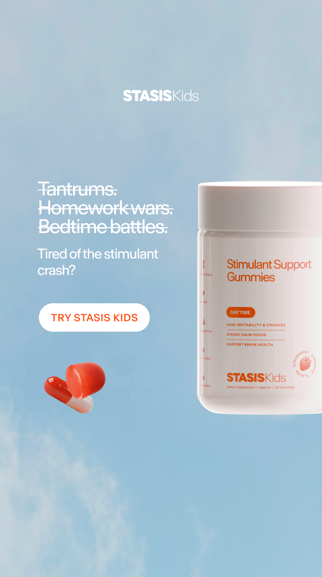 Stasis Kids Facebook ad