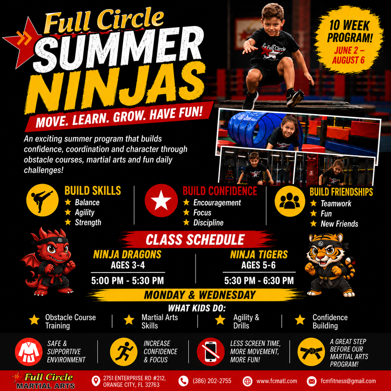 Full Circle Martial Arts and Fitness Center Facebook ad