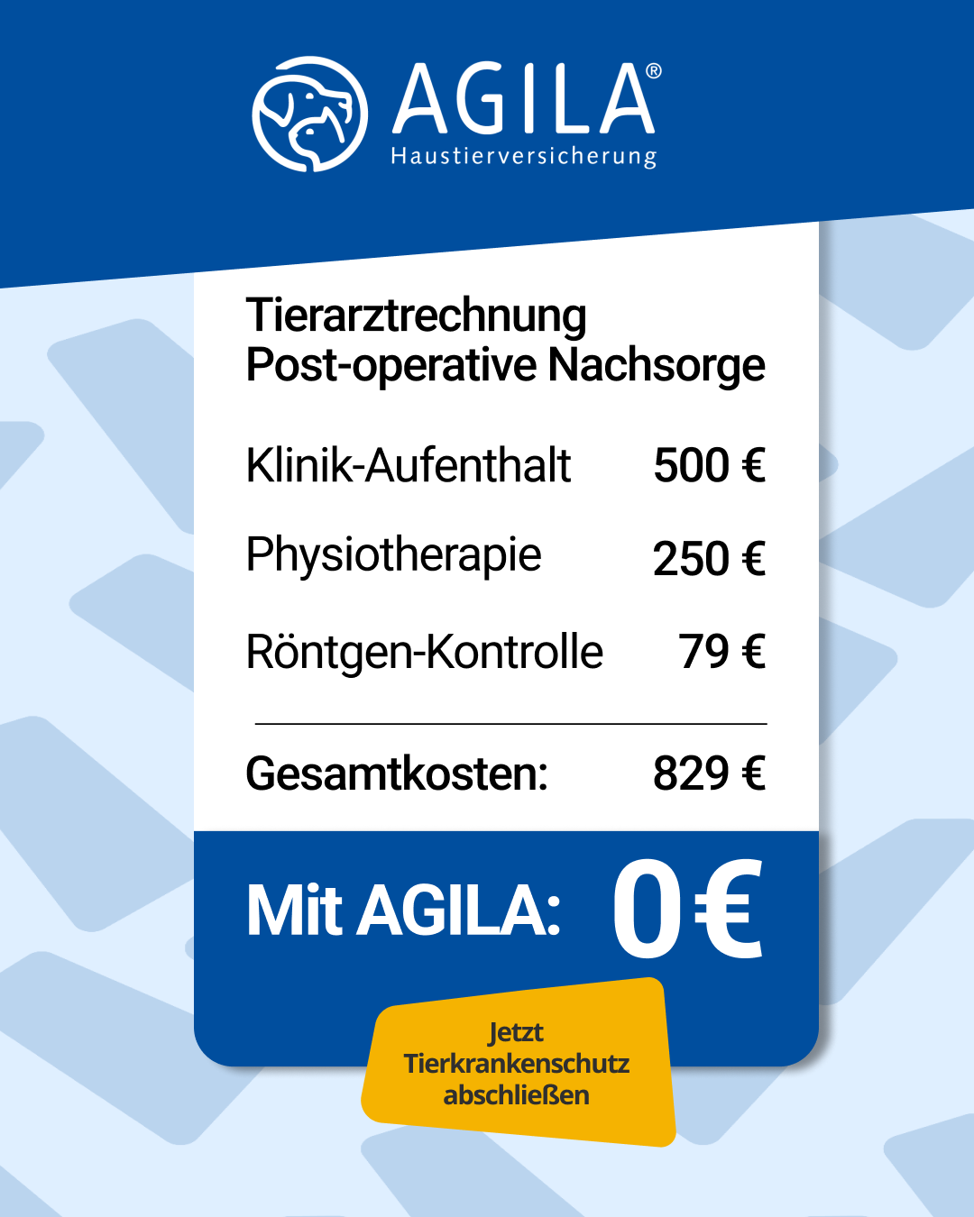 AGILA Haustierversicherung Facebook ad