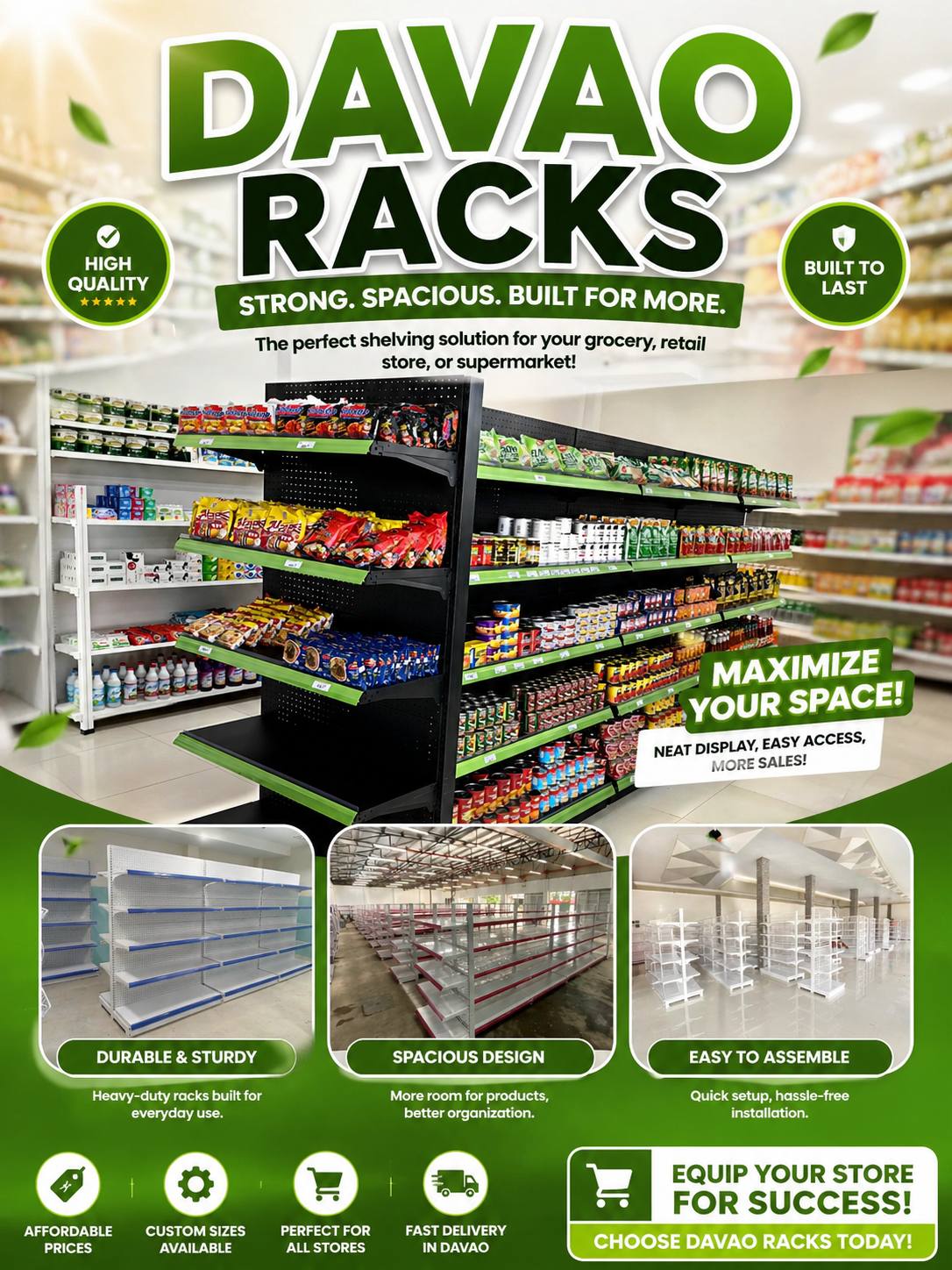 DAVAO RACKS Facebook ad