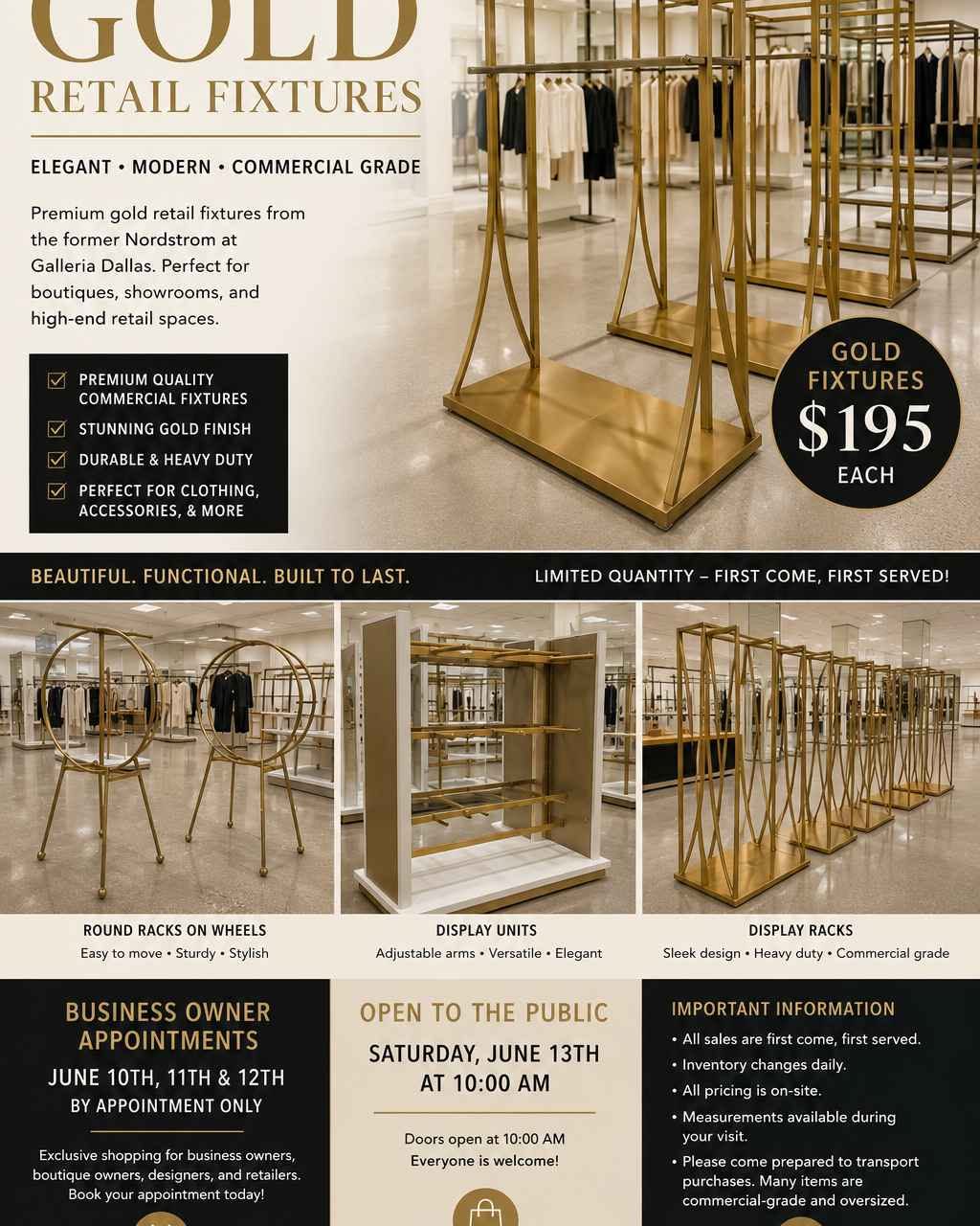 Jeanette Joseph Mentesana Facebook ad: Custom Gold High End Fixtures
