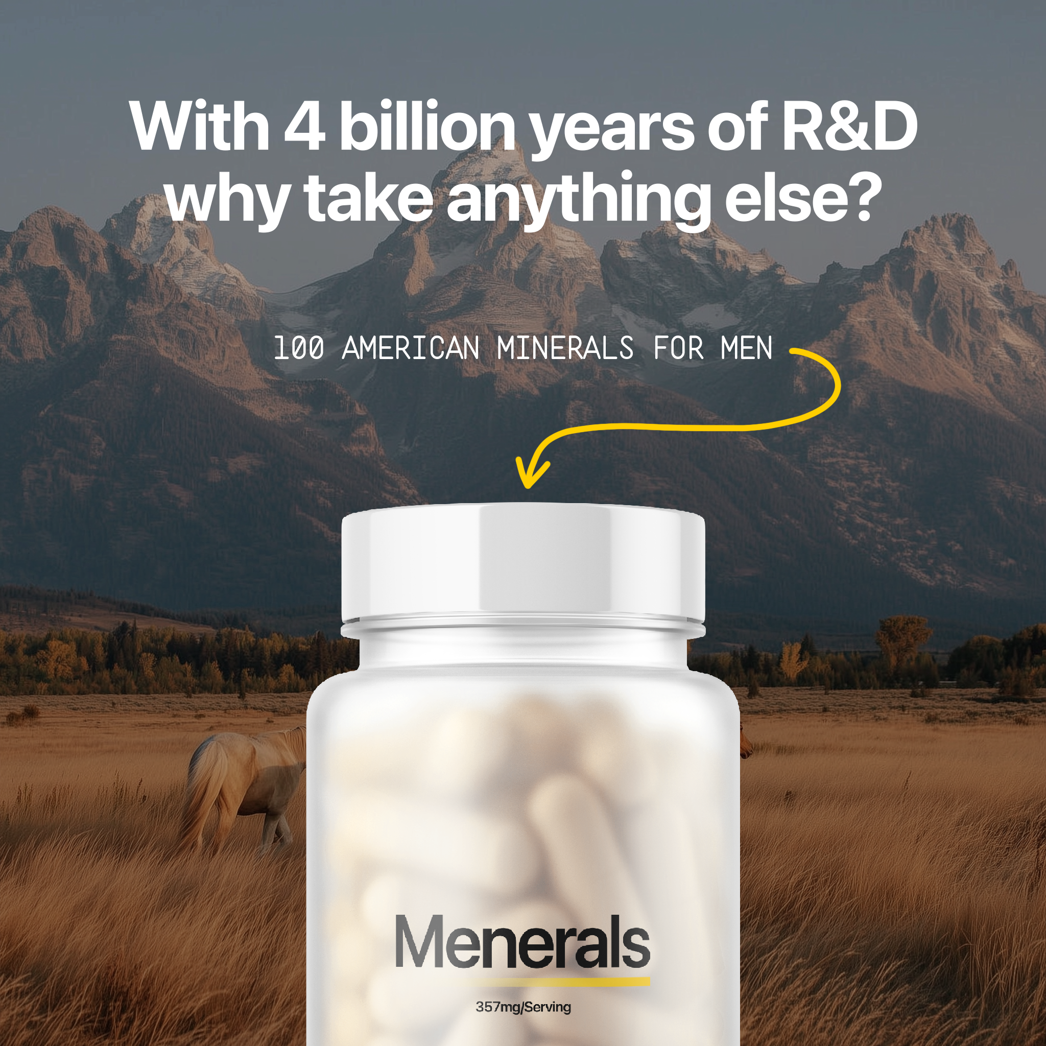 Menerals Facebook ad