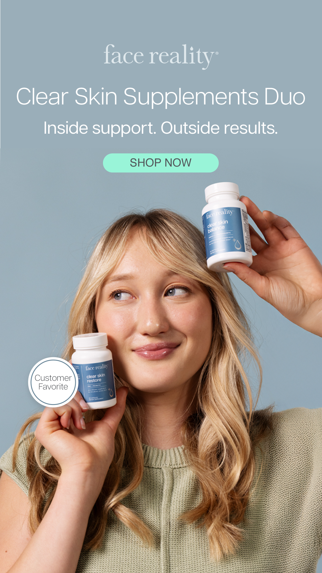 Face Reality Facebook ad