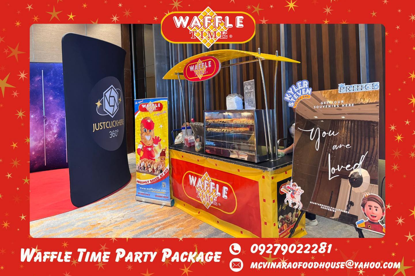 Waffle Time Fishermall Facebook ad: Thank you for having us