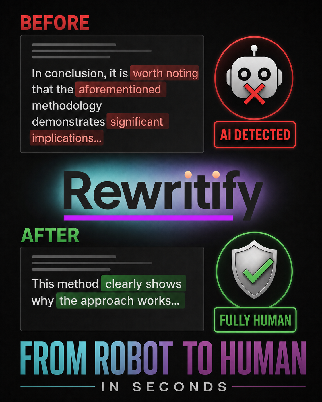 Rewritify Facebook ad