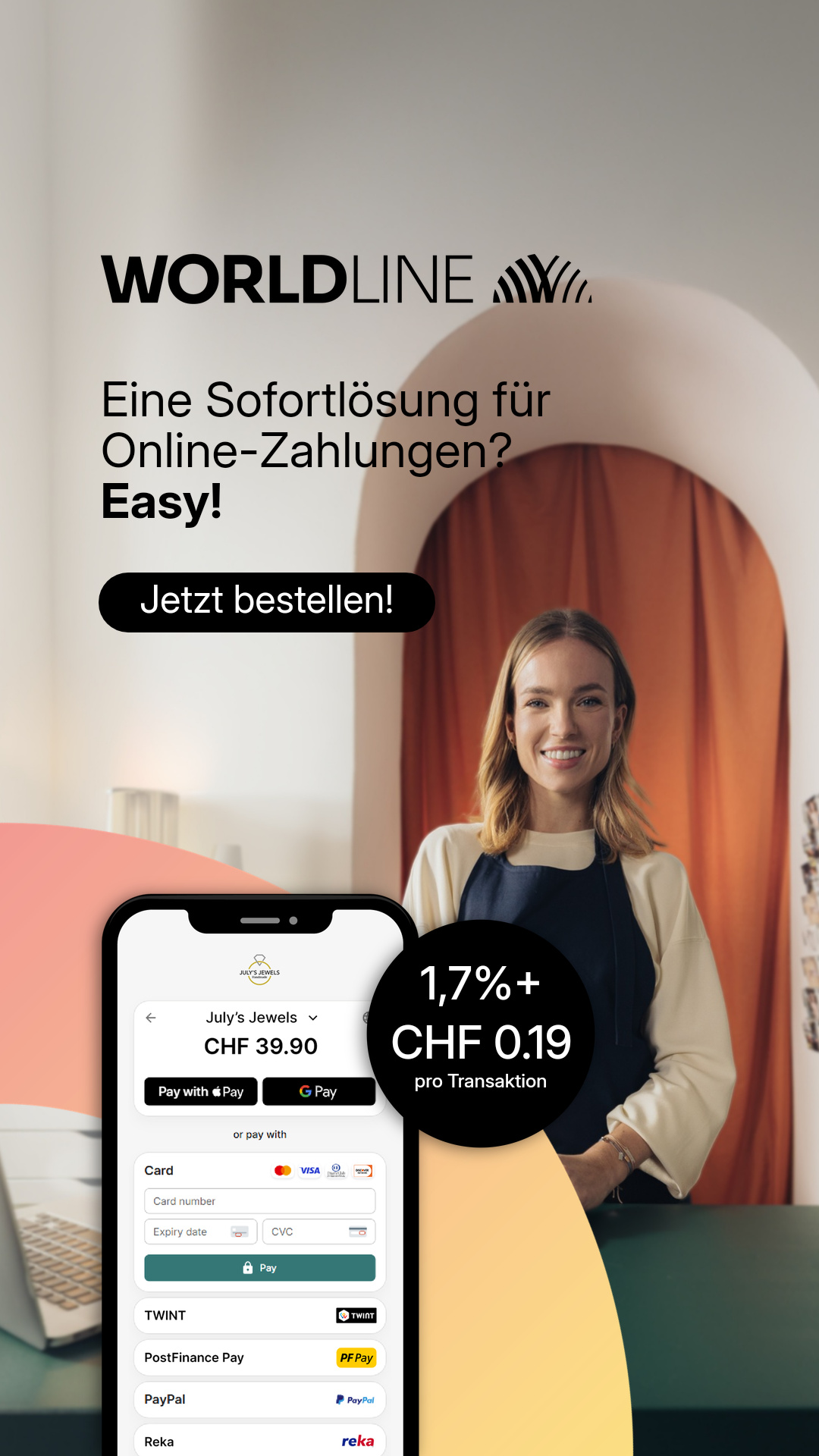 Worldline Switzerland Facebook ad