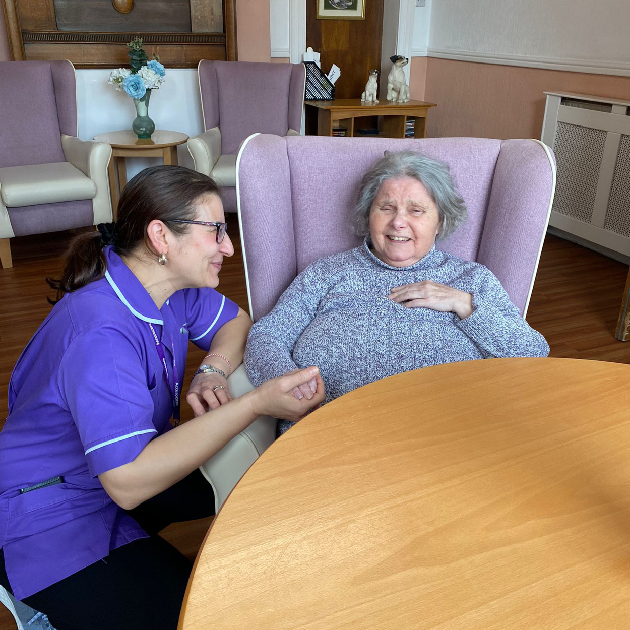 Maesglas Care Home - AccuroCare Group Facebook ad: Located in the charming village of Holt, Maesglas…
