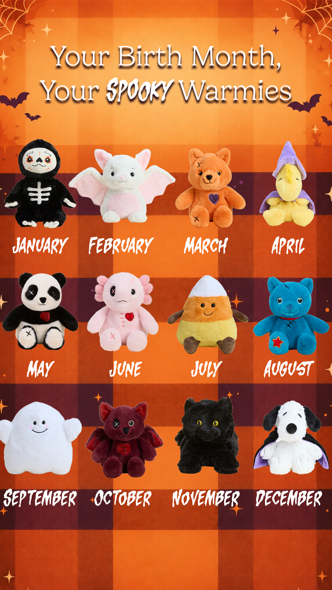 Warmies USA Facebook ad: Meet Your Halloween Boo Crew