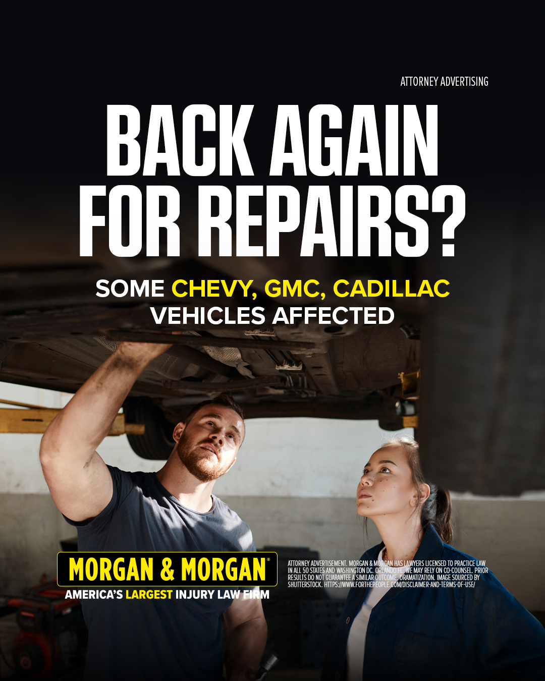 Morgan & Morgan Facebook ad