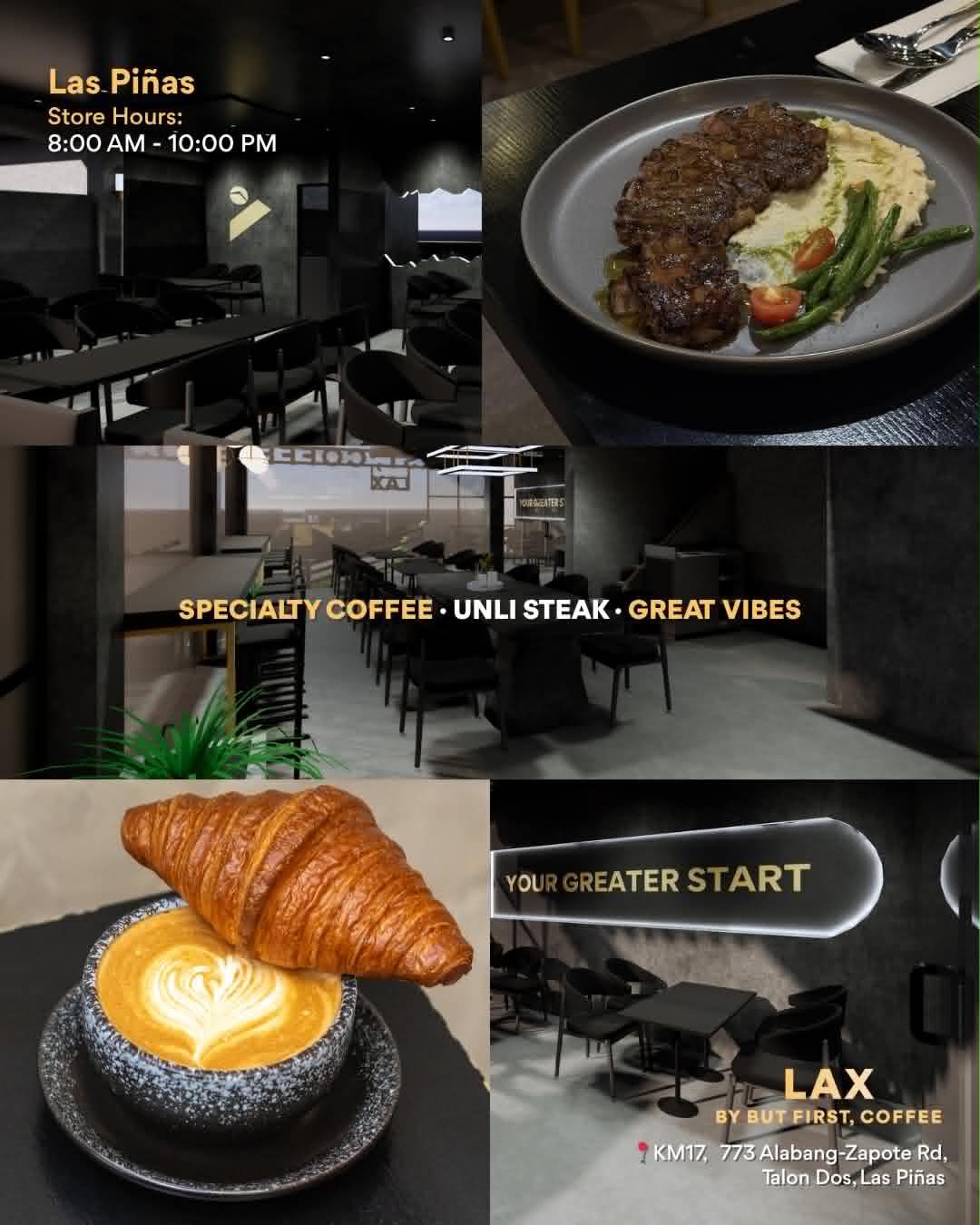 LAX by But First Coffee - Las Piñas Facebook ad: Treat yourself without spending too much with great…