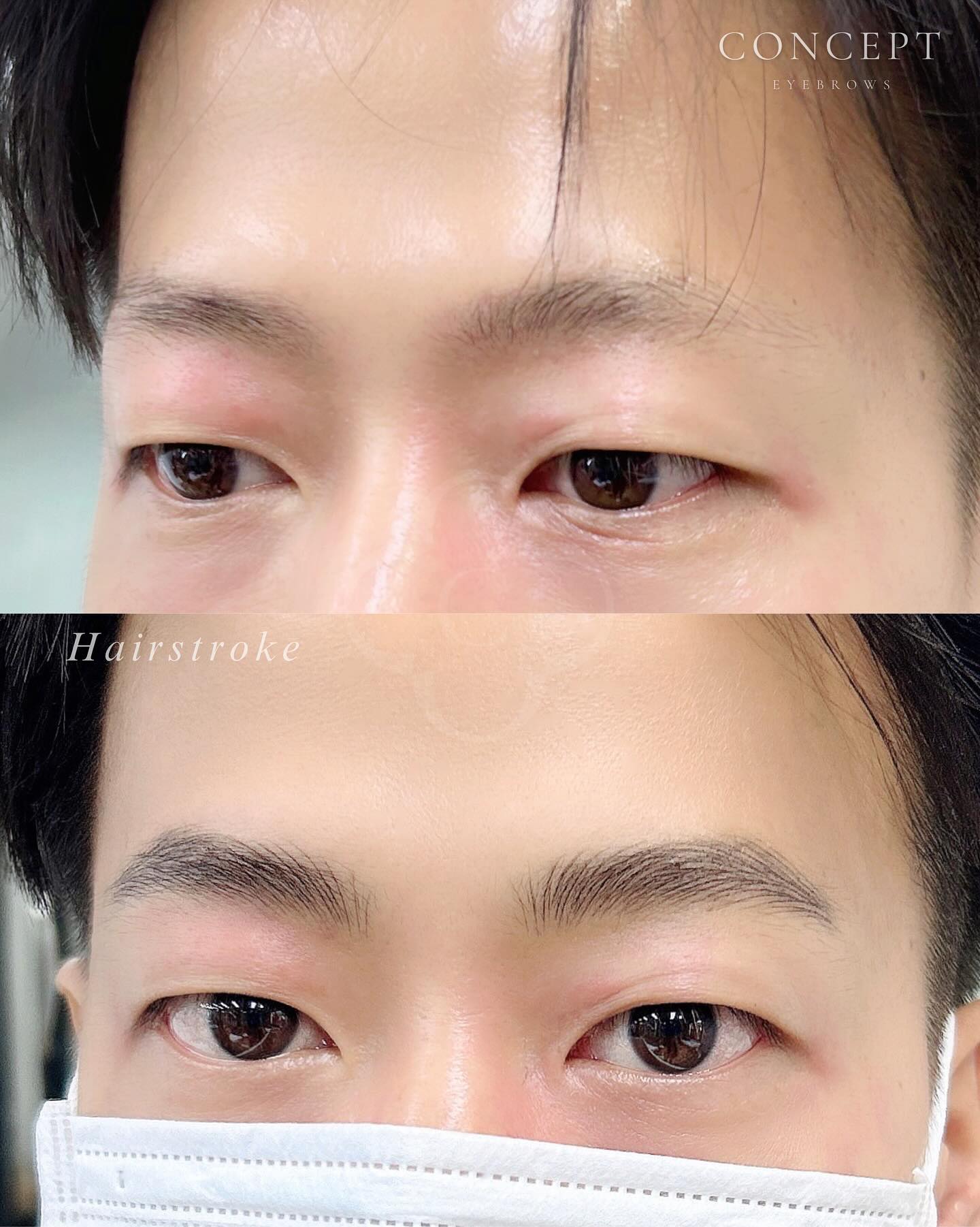 Concept eyebrows Facebook ad