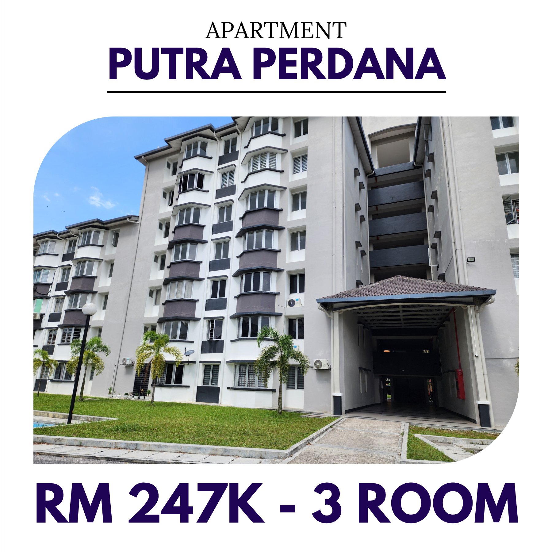 I-Realty Facebook ad: New Apartment Putra Perdana Puchong