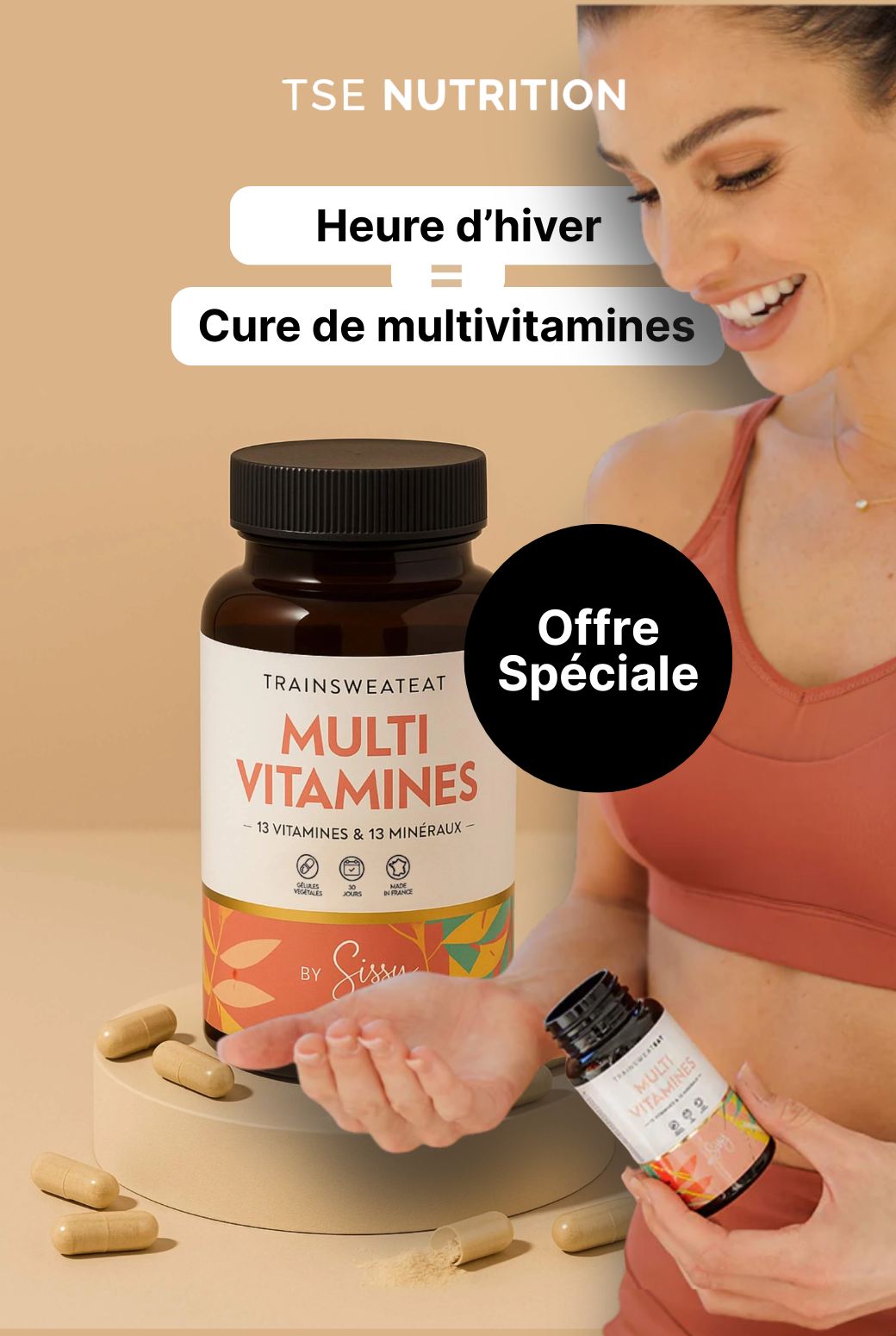 TSE Nutrition Facebook ad: Boostez votre immunité