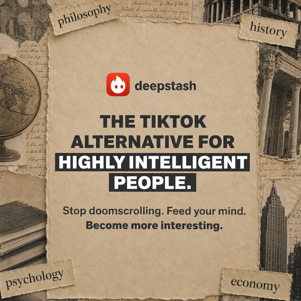 Deepstash Facebook ad