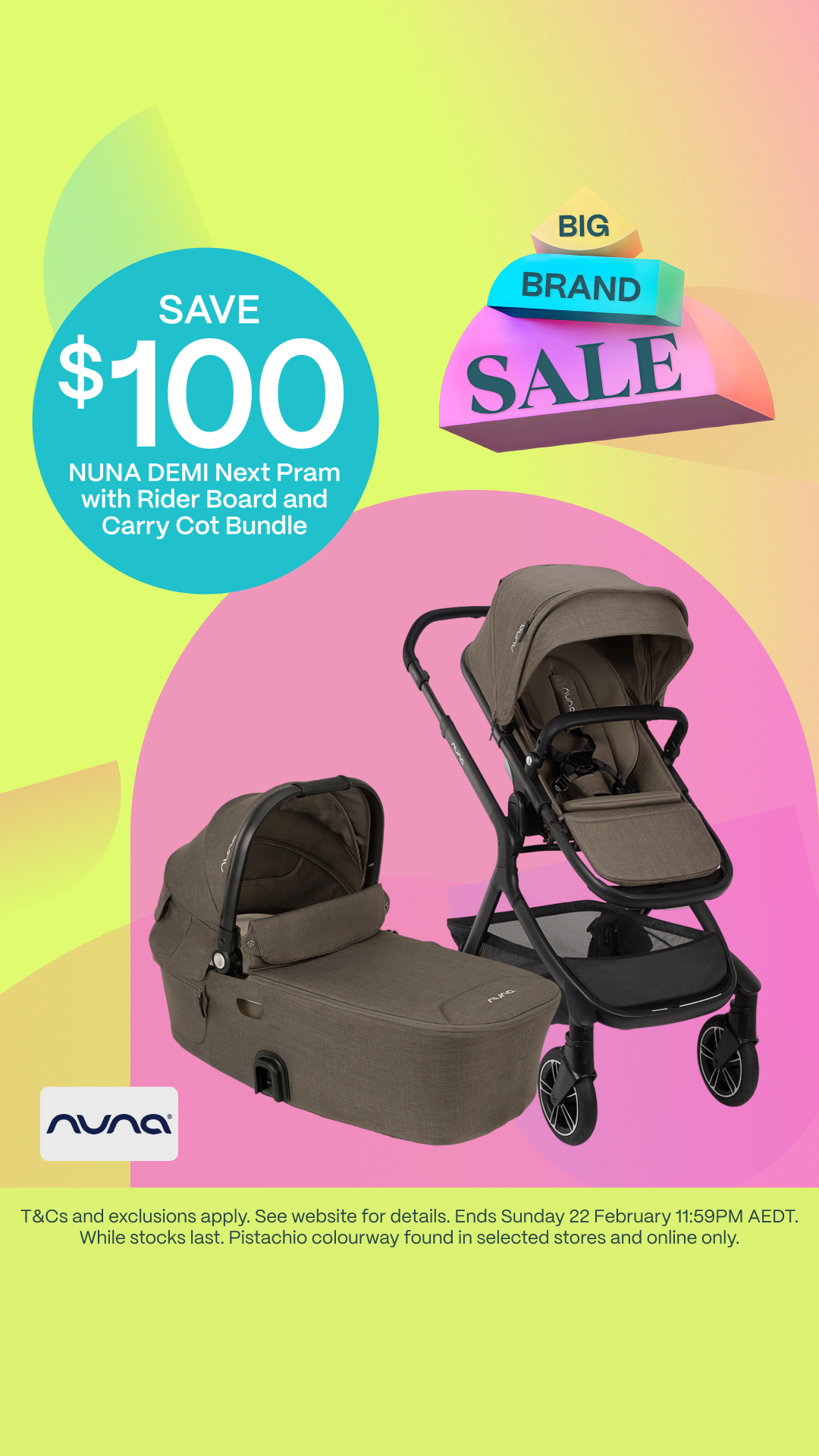 Baby Bunting Facebook ad