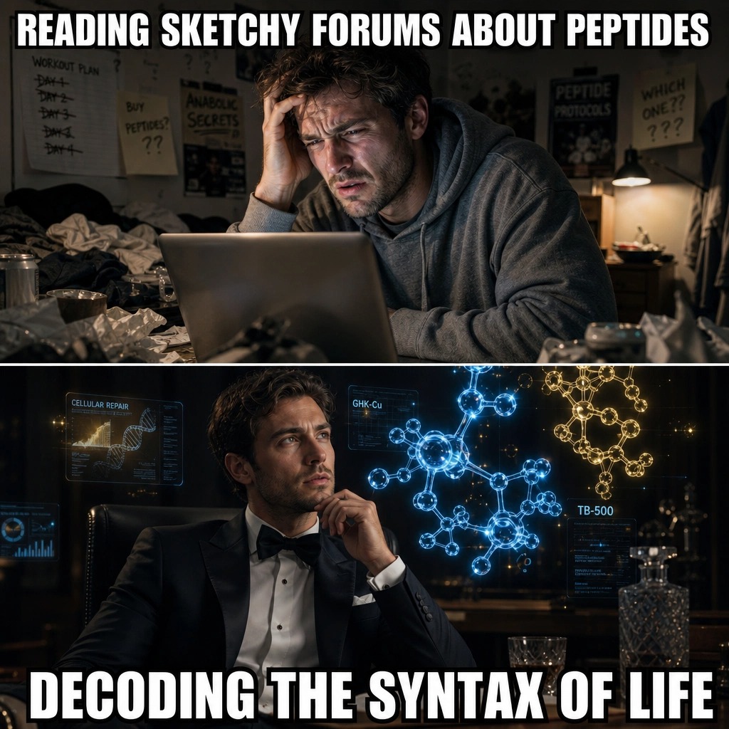Amino Edge Facebook ad: Exploring the Science of Peptides
