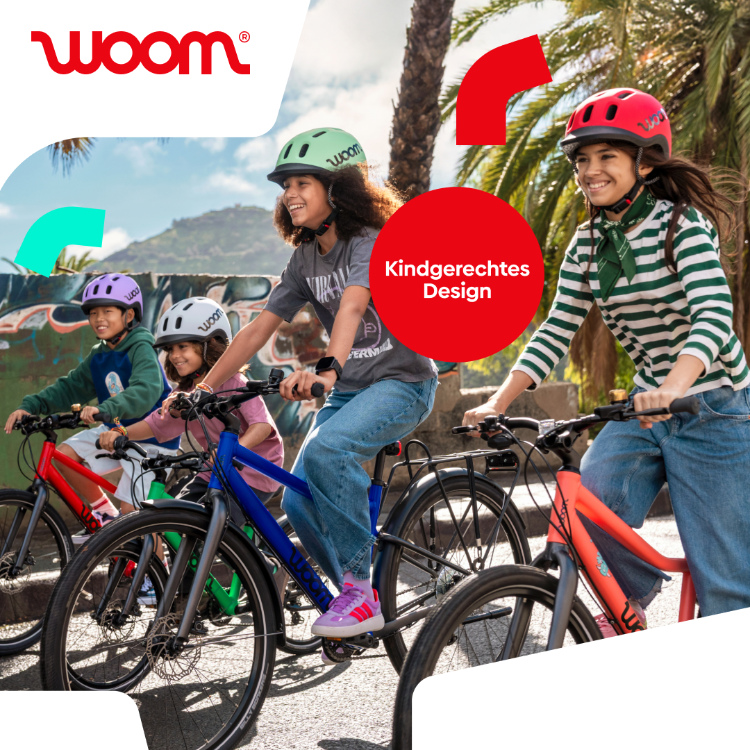 woombikes Facebook ad: Vom ersten Wobble zu grenzenloser Freiheit.
