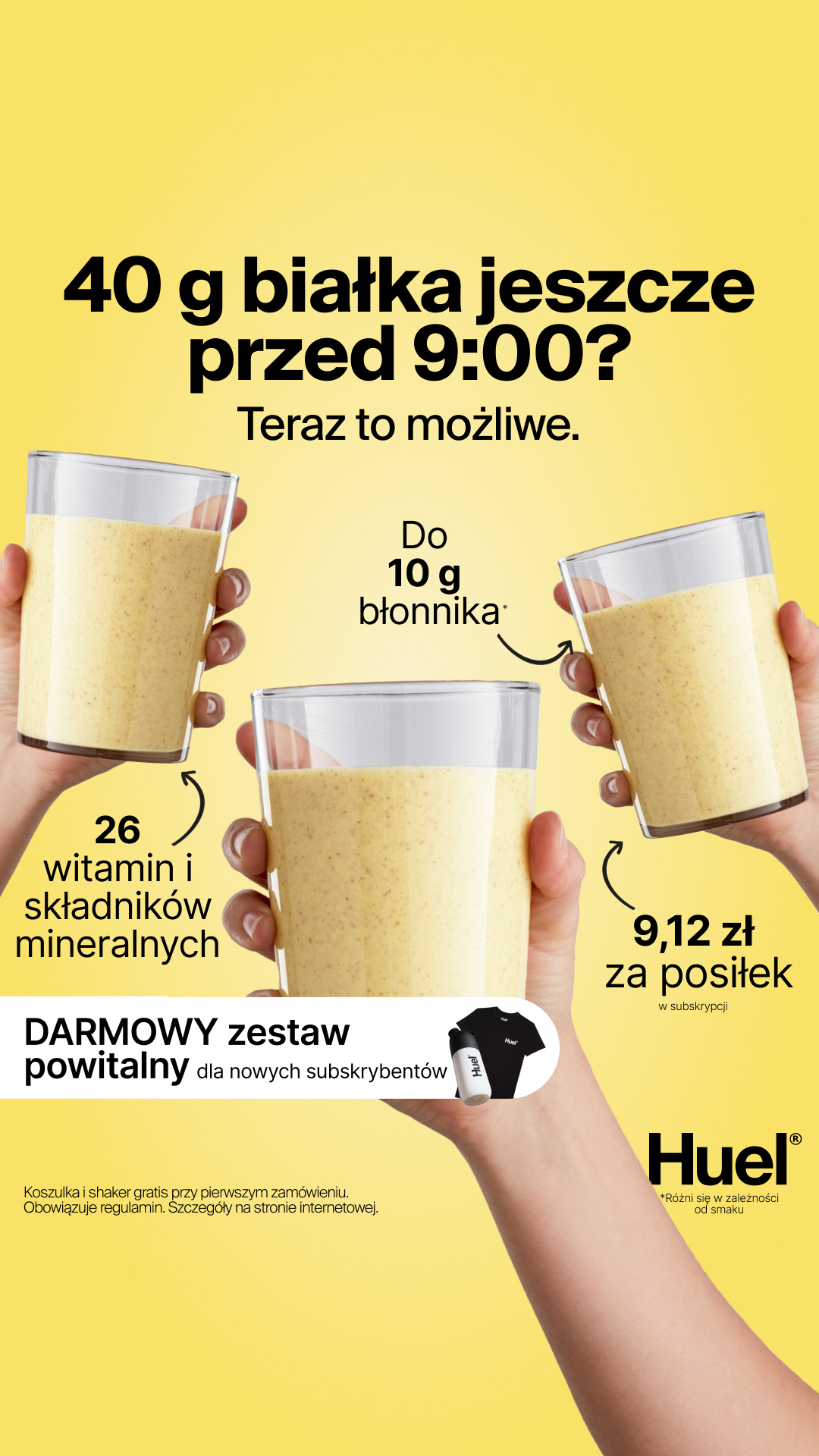 Huel Facebook ad