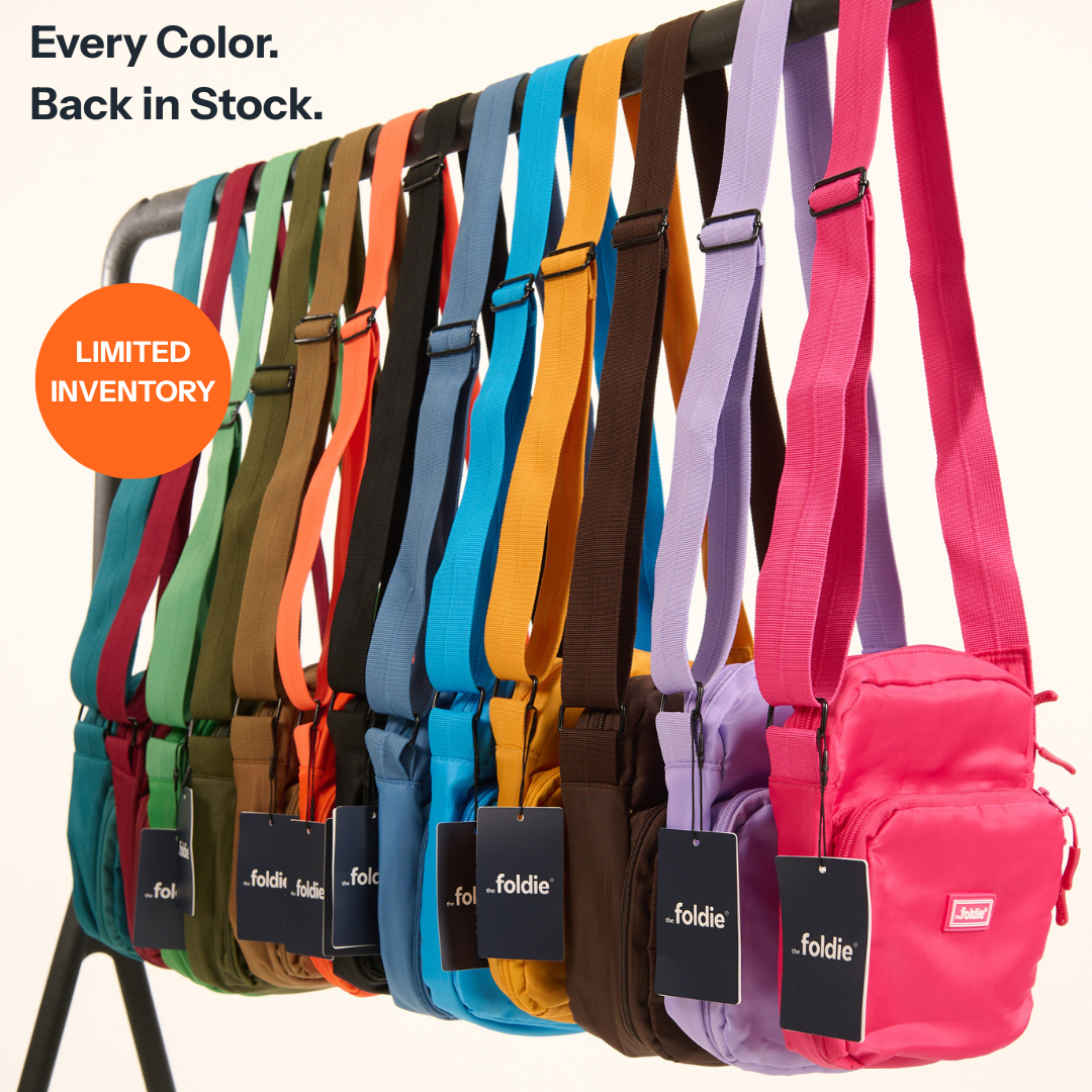 The Foldie Facebook ad: Your Go-Everywhere Sling