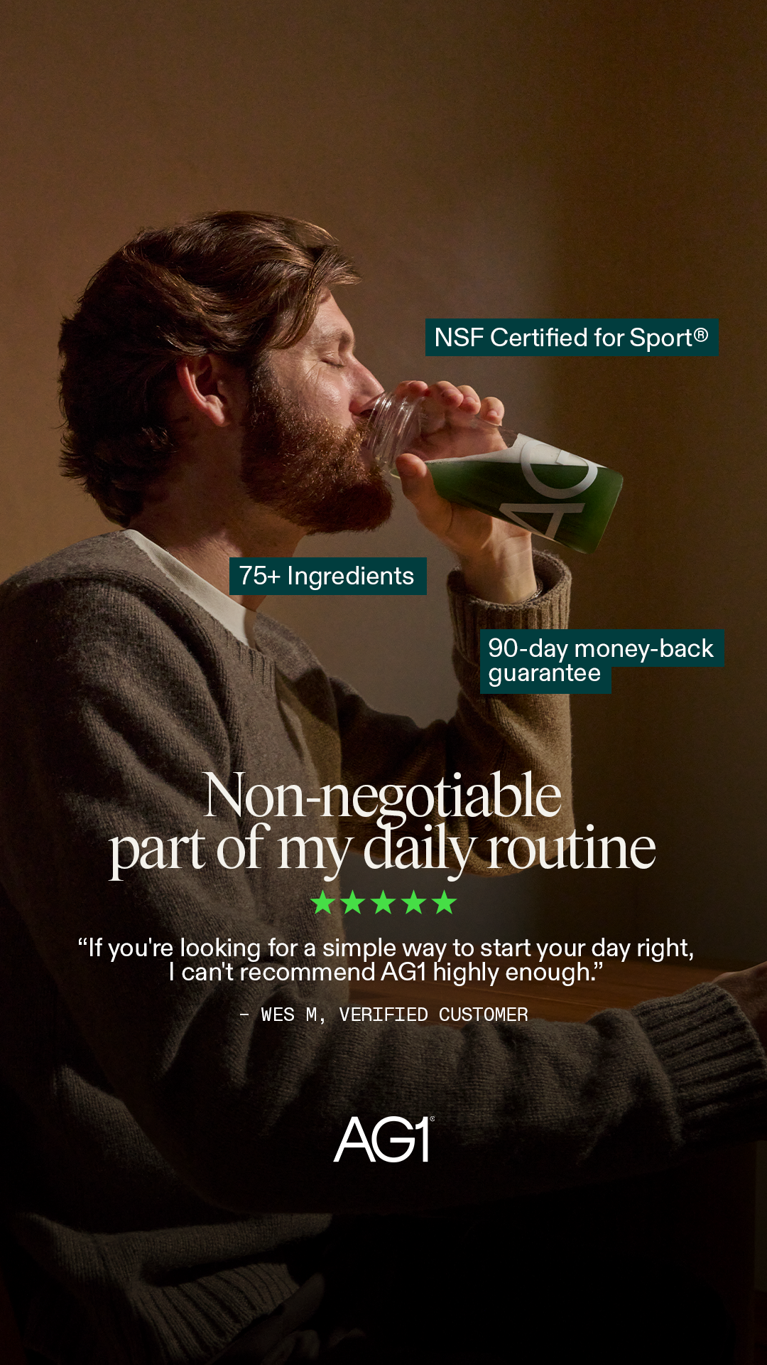 AG1 by Athletic Greens Facebook ad