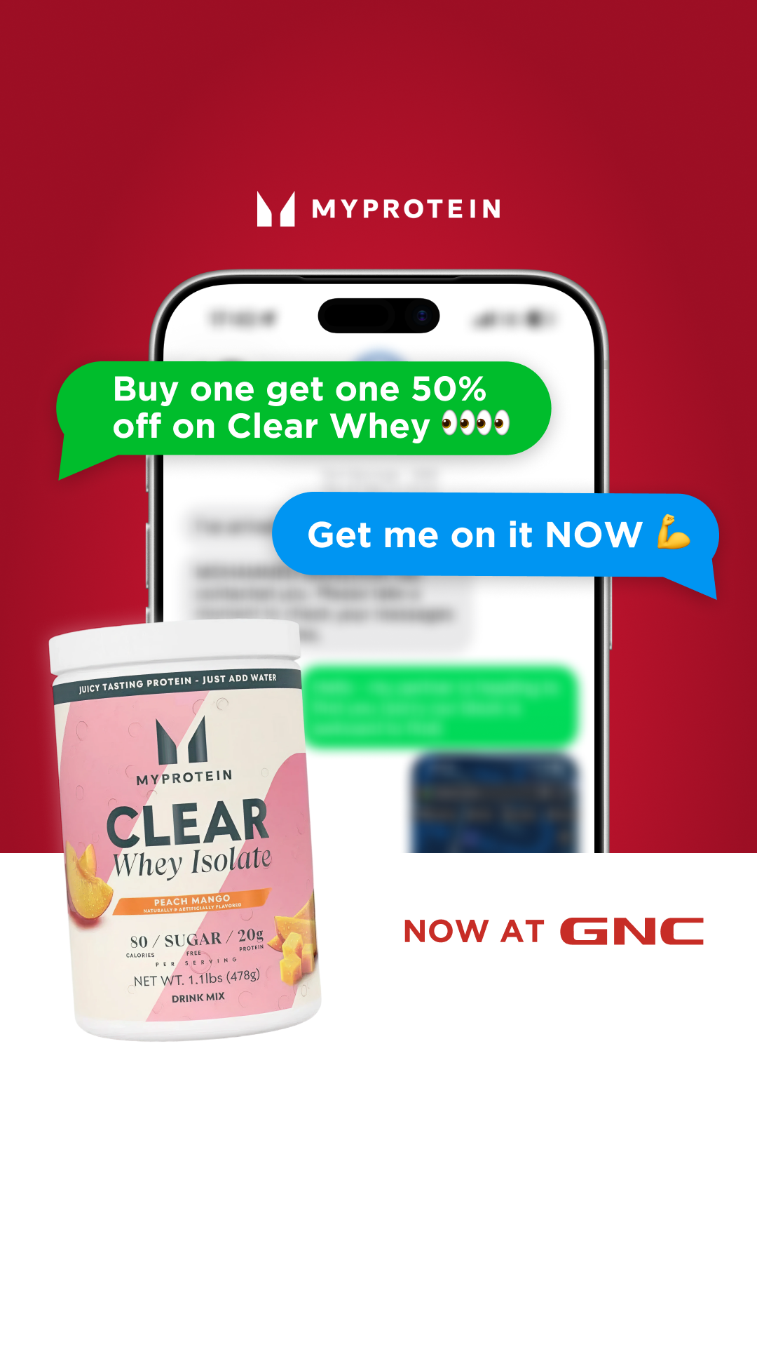 Myprotein Facebook ad