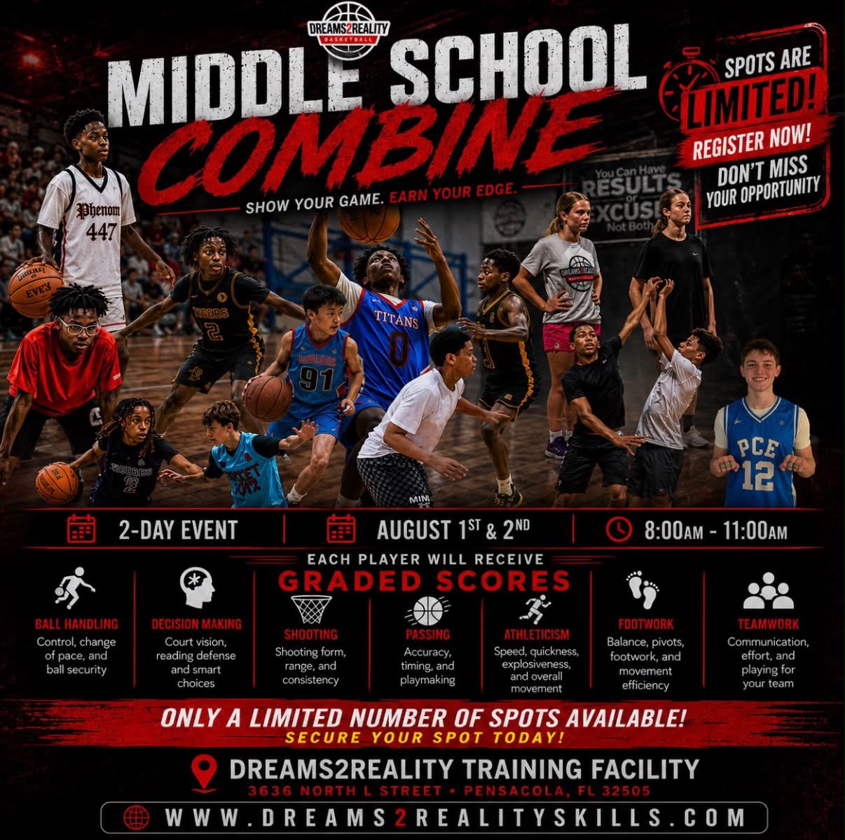 Dreams2Reality Skills Facebook ad: Basketball Training | DREAMS2REALITY BASKETBALL