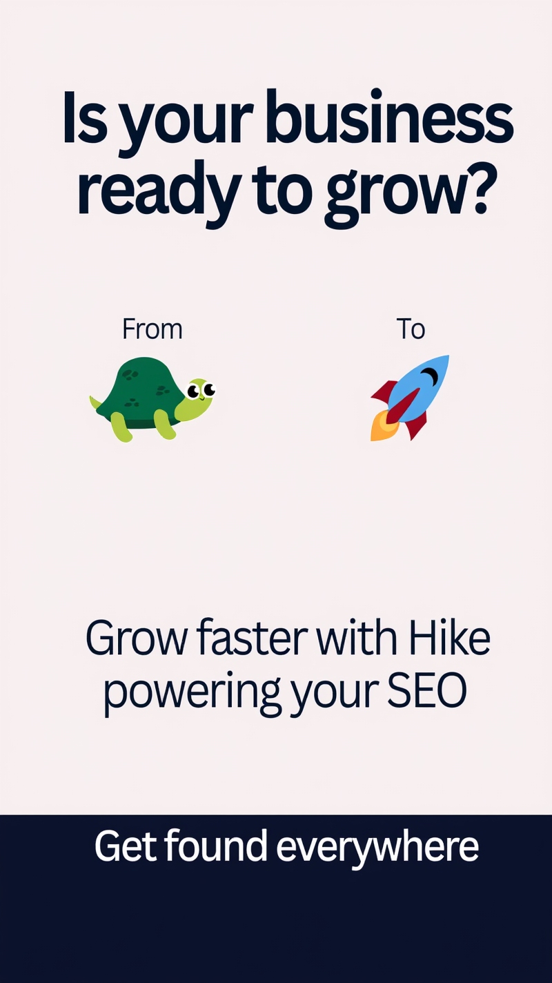 Hike SEO Facebook ad from Aug 6, 2026