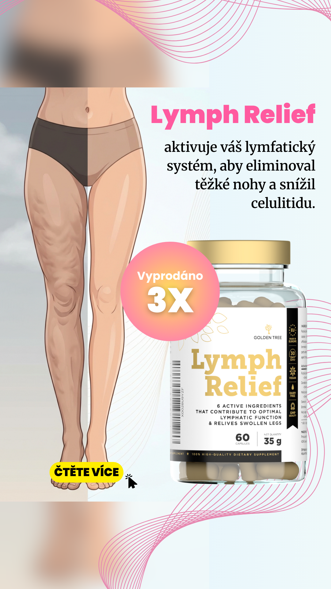 Dr. Jan Vogler Facebook ad: Letos v létě dejte oteklým nohám sbohem