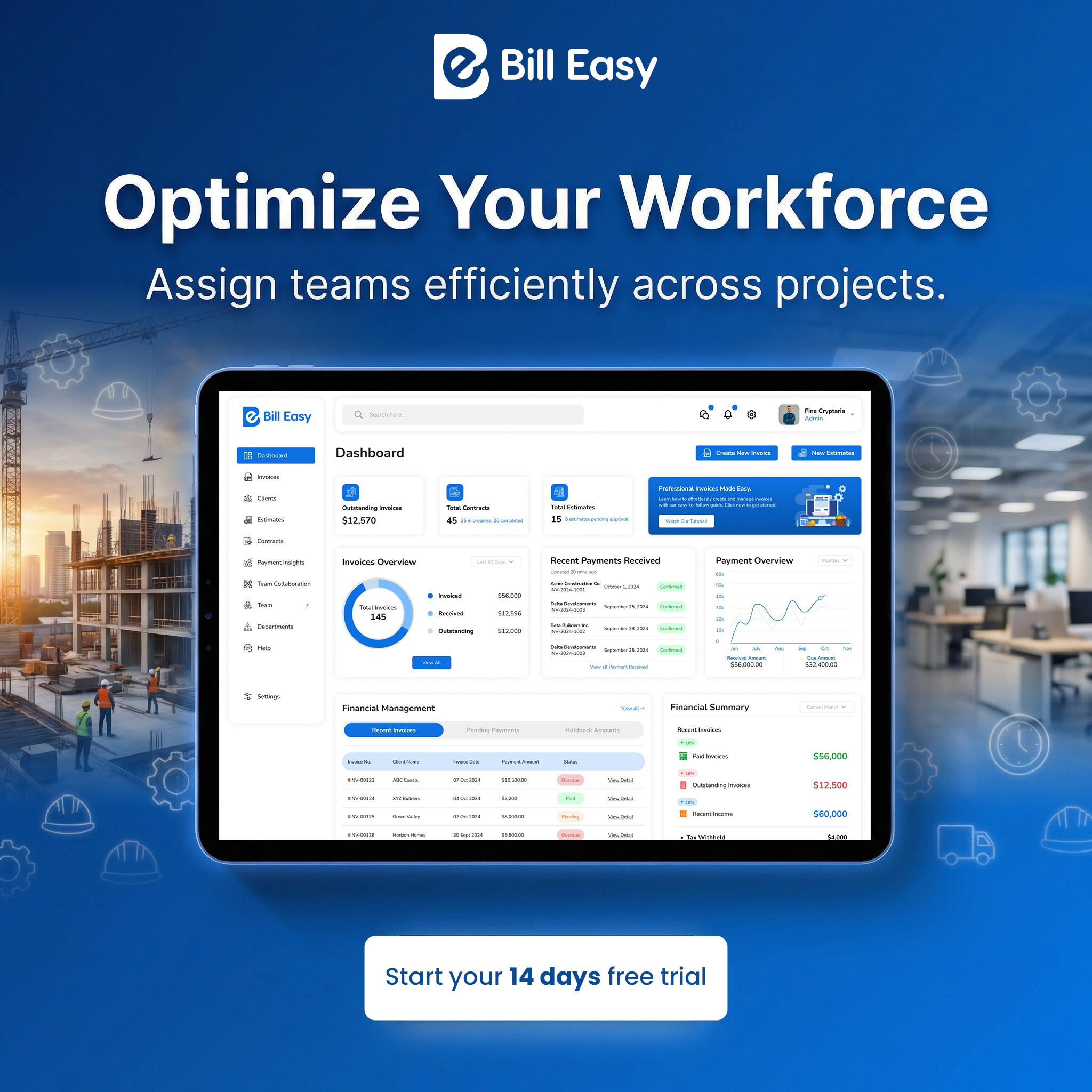 BillEasy INC Facebook ad