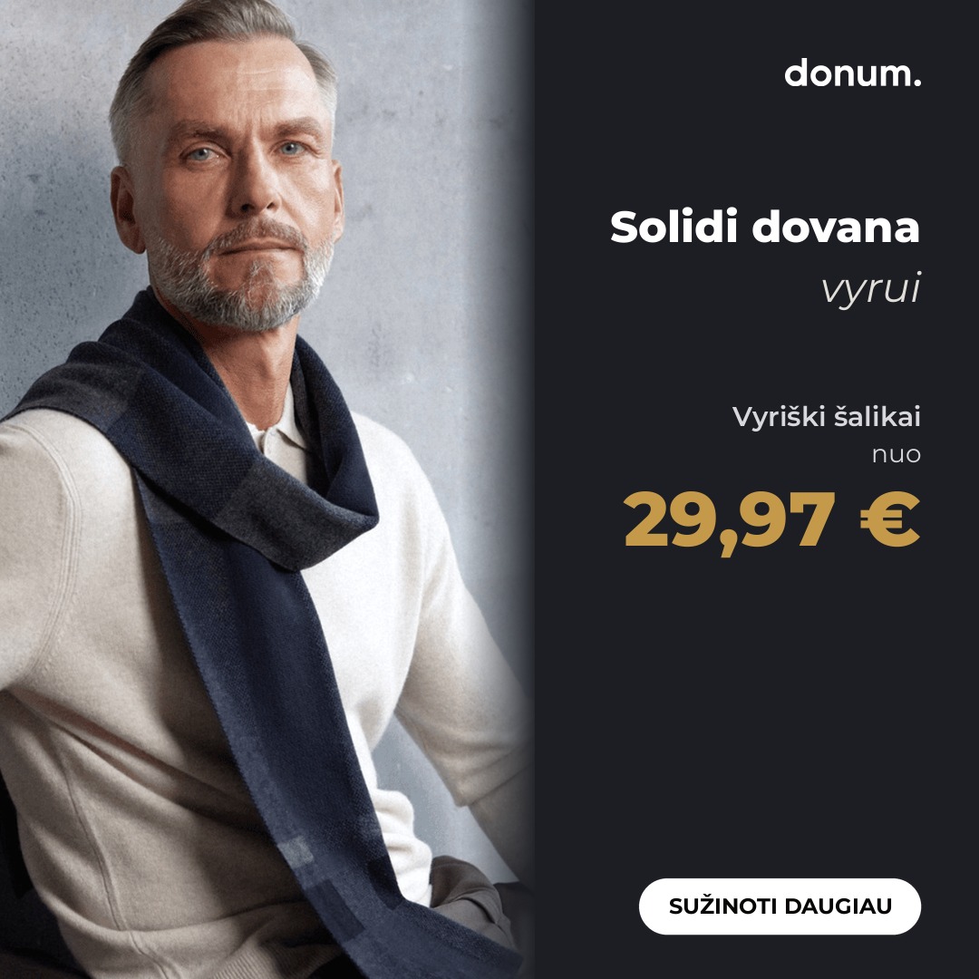 donum. Facebook ad: Solidi dovana vyrui