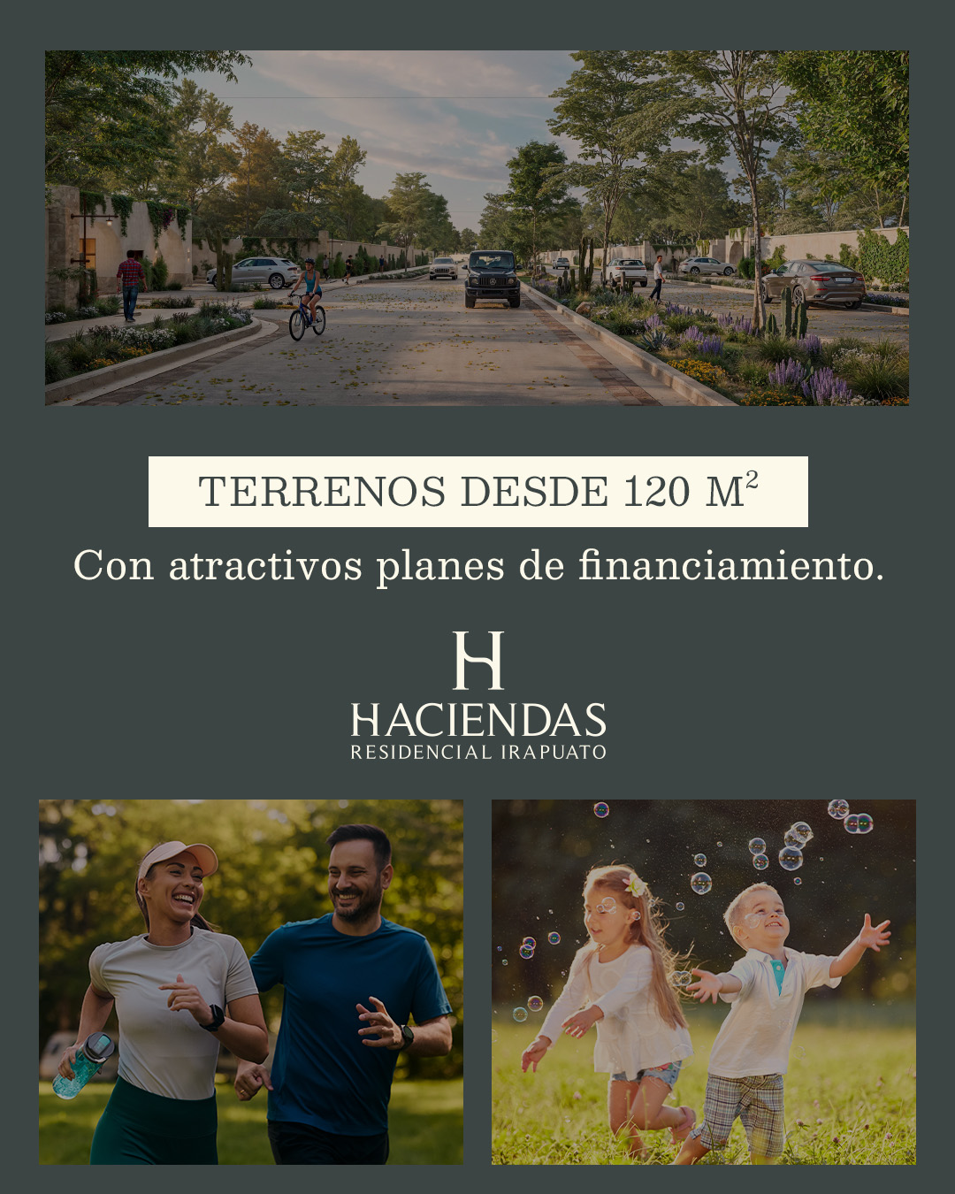 Haciendas Residencial Irapuato Facebook ad: TERRENOS EN IRAPUATO